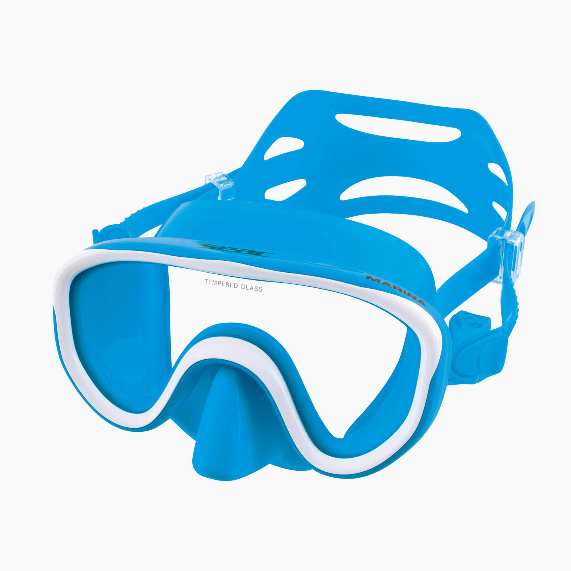 Mască do snorkeling pentru copii SEAC Marina light blue (Marina 75-7AZ/SAZ)