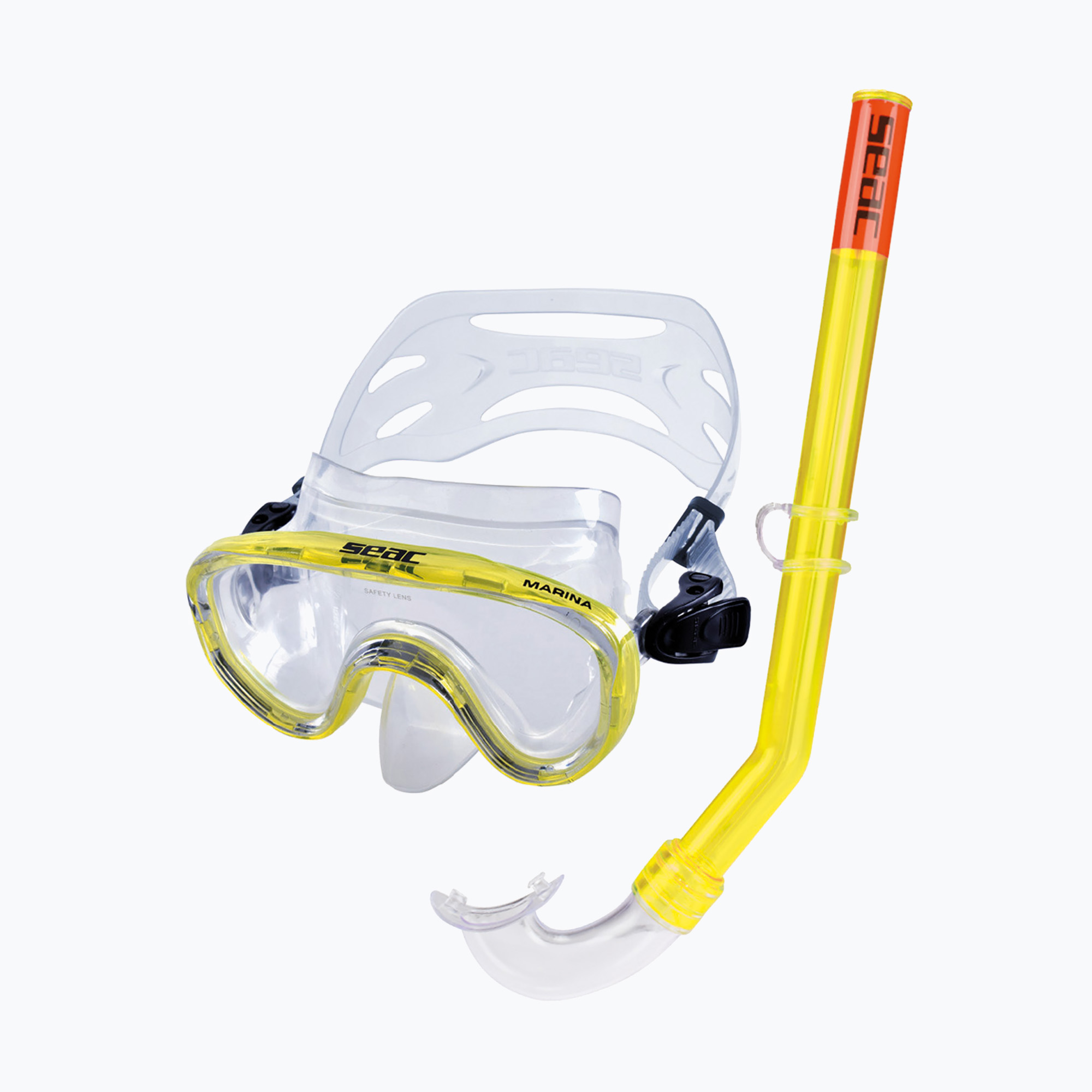 Set de snorkeling pentru copii SEAC Marina yellow (Marina 9468Y)