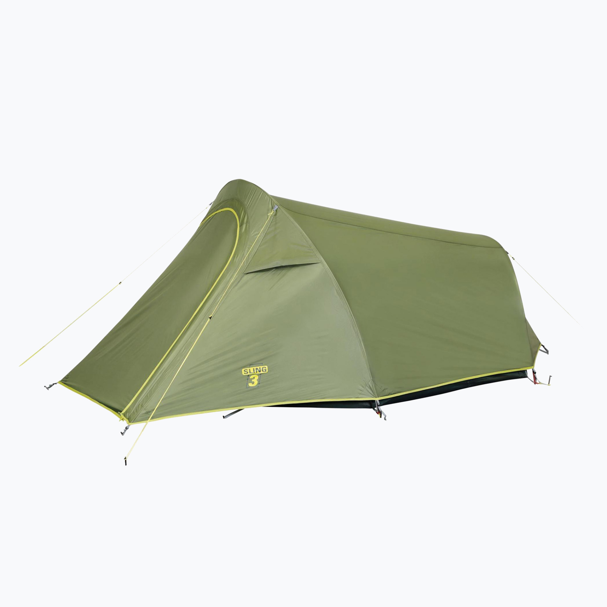 Cort de camping pentru 3-persoane Ferrino Sling verde 91036MVV