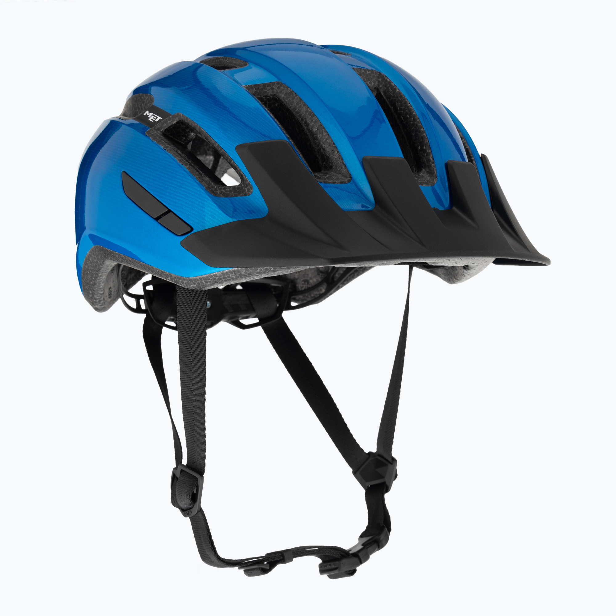 Cască de bicicletă MET Downtown blue glossy