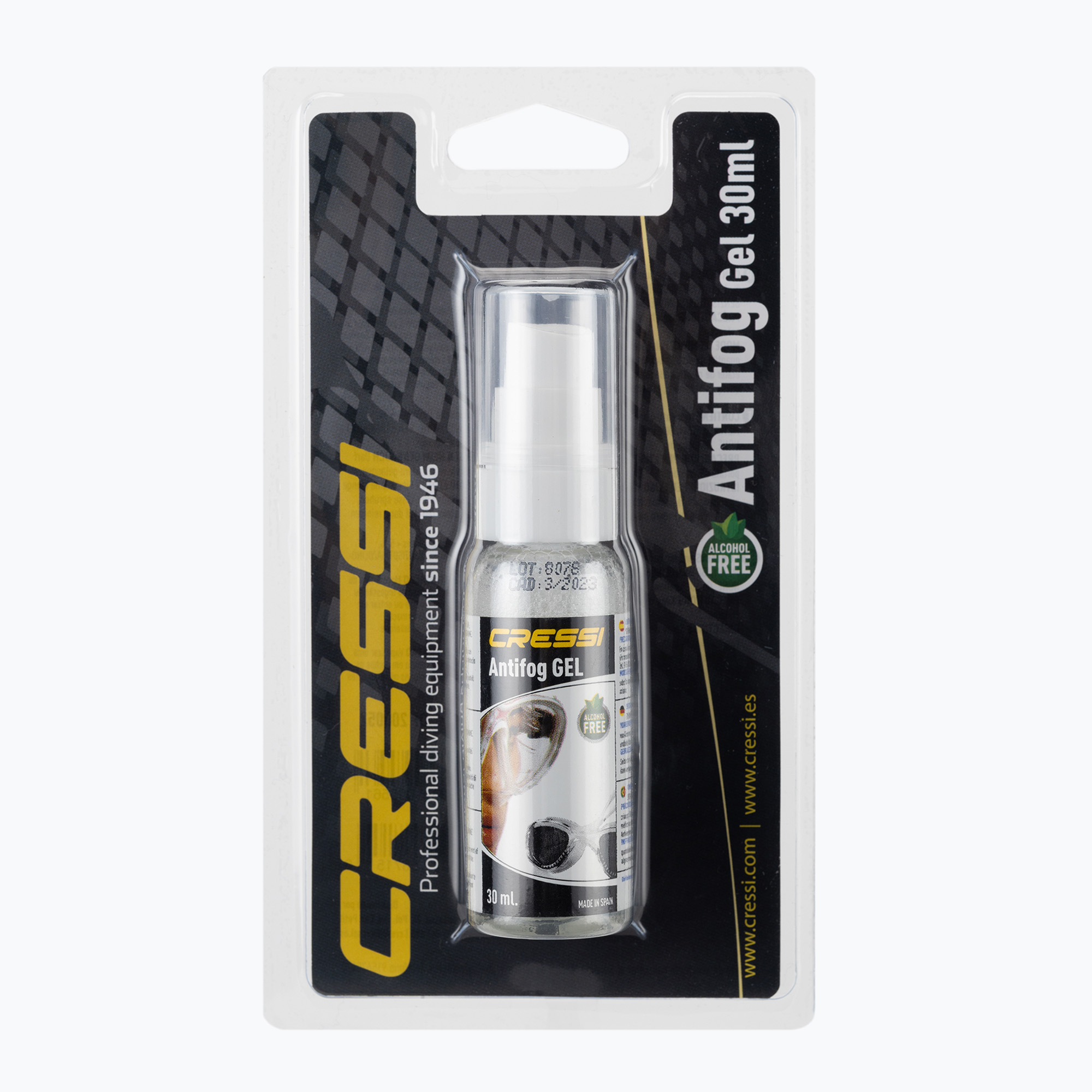 Cressi Anti-Fog Gel pentru ochelari de soare și măști DF200052 (Anti-Fog Gel DF200052)