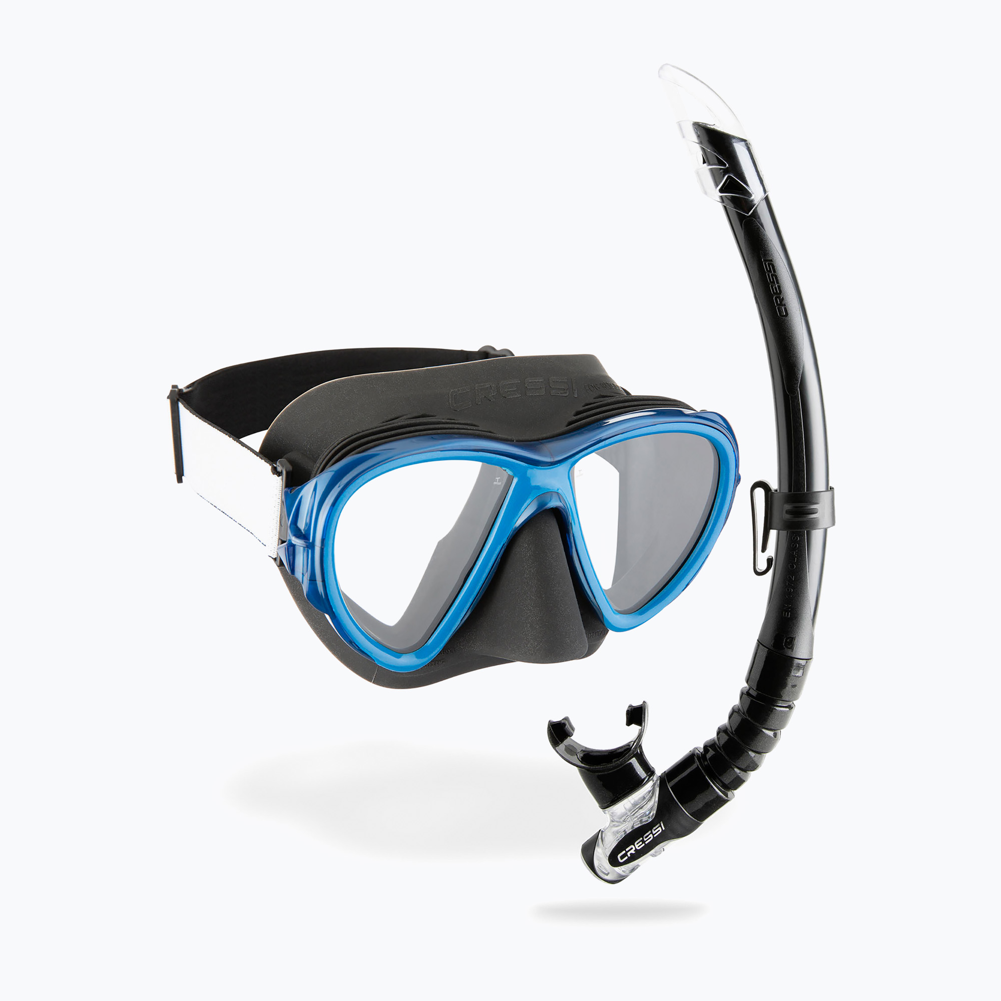 Set de scufundări Cressi Fiji + Gamma black/blue (Fiji + Gamma DM280520)