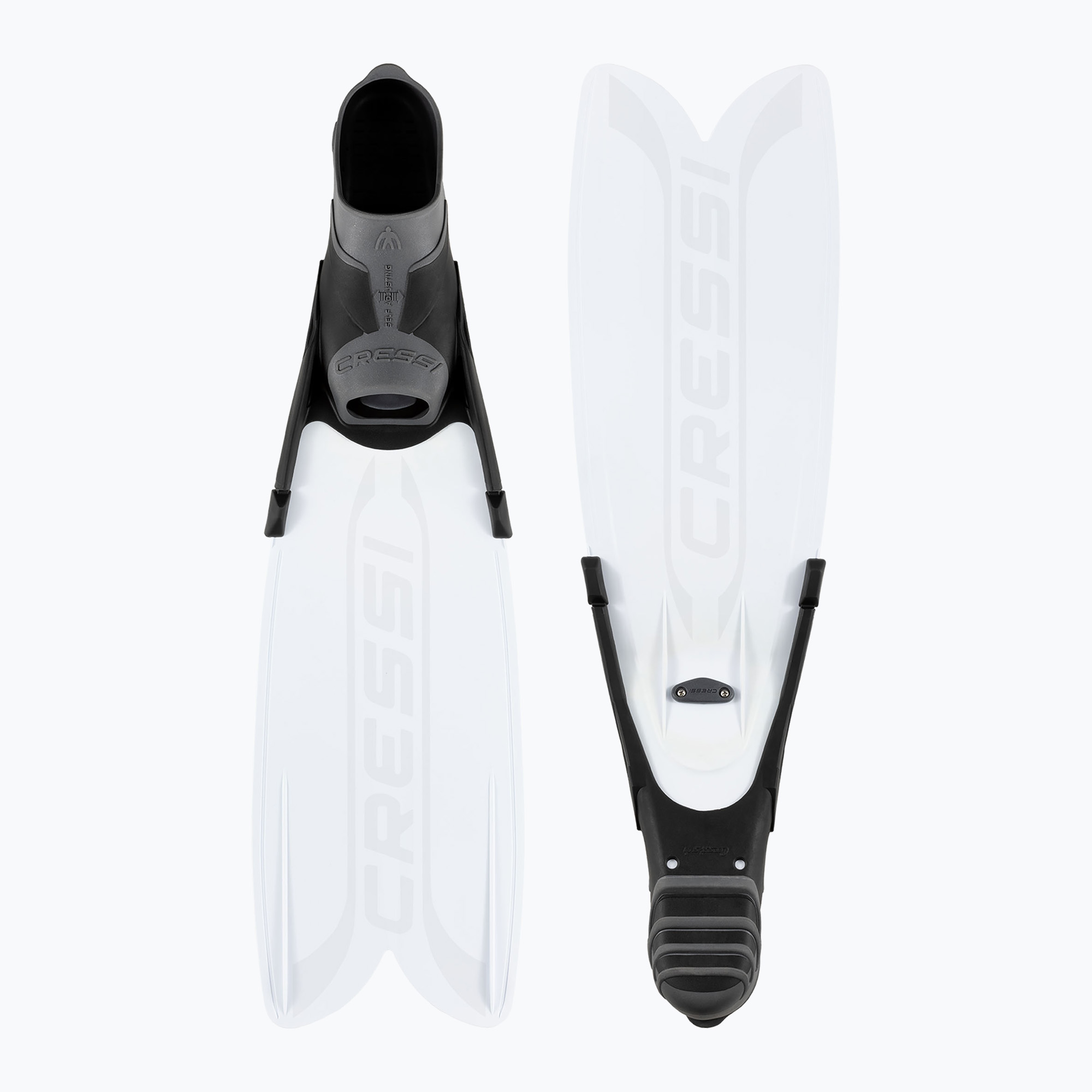 Labe de scufundări Cressi Gara Turbo Flex white (Gara Turbo Flex BH193042)