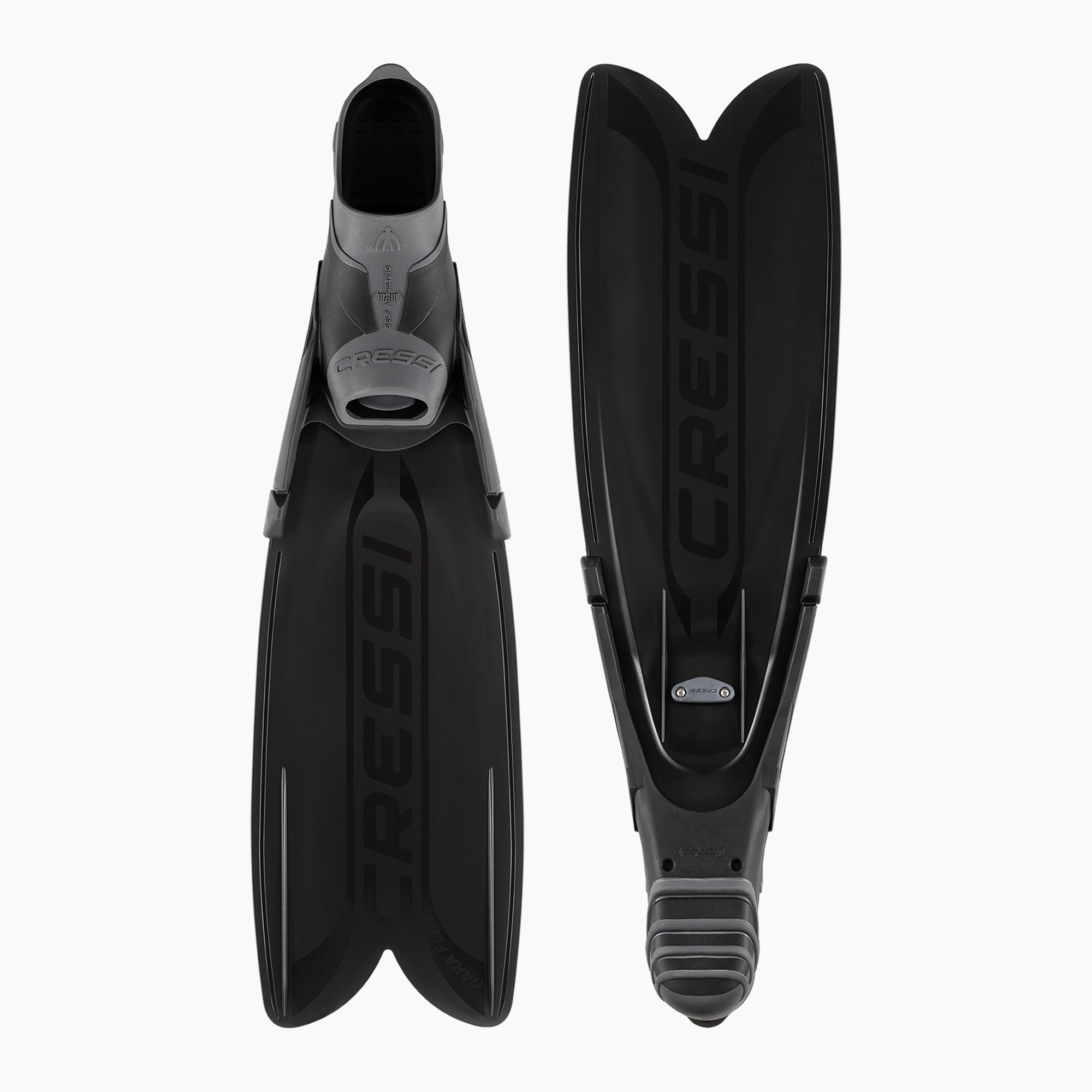 Labe de scufundări Cressi Gara Turbo Flex black (Gara Turbo Flex BH195040)