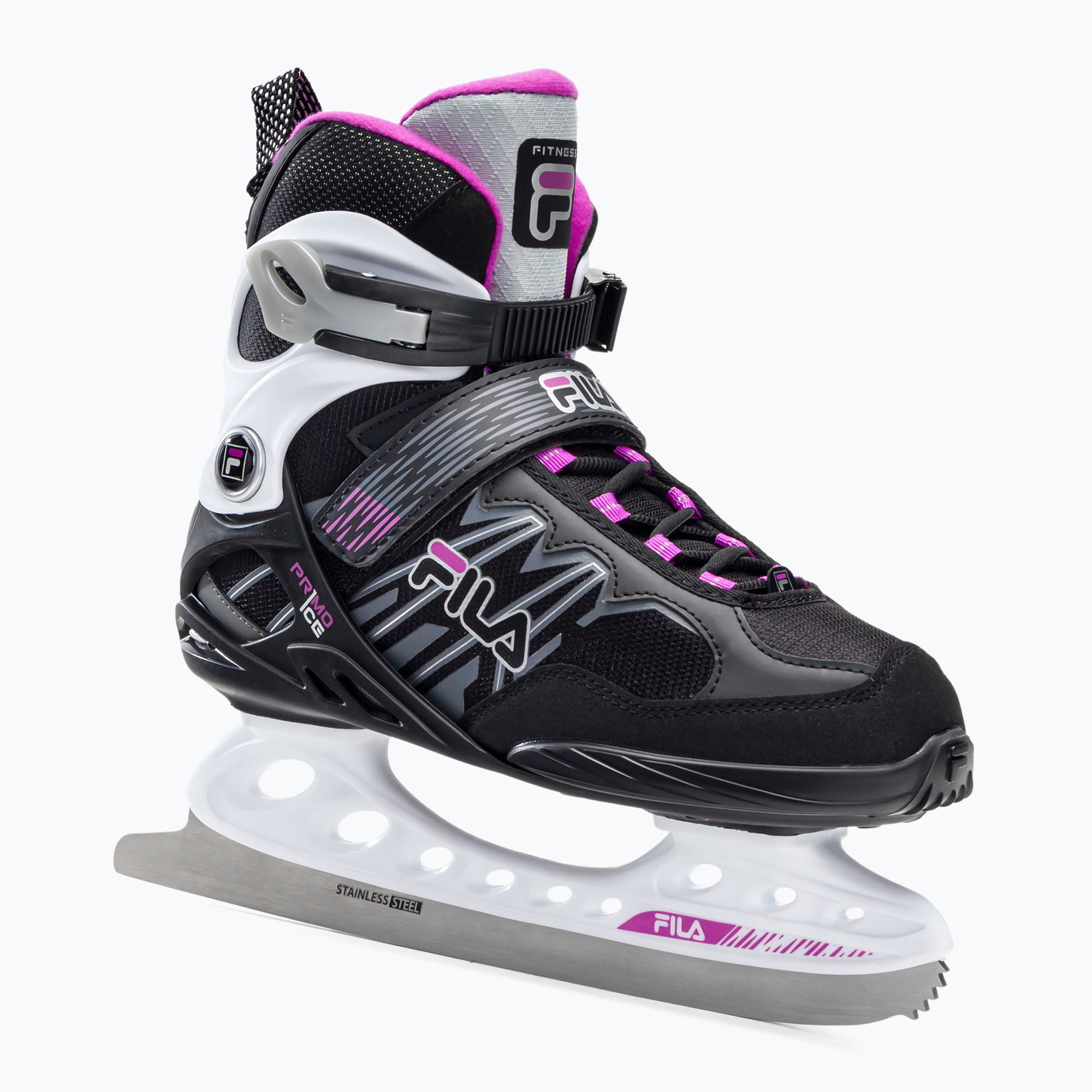 Patine pentru femei FILA Primo Lady black/grey/magenta (Primo Lady 10421025375)