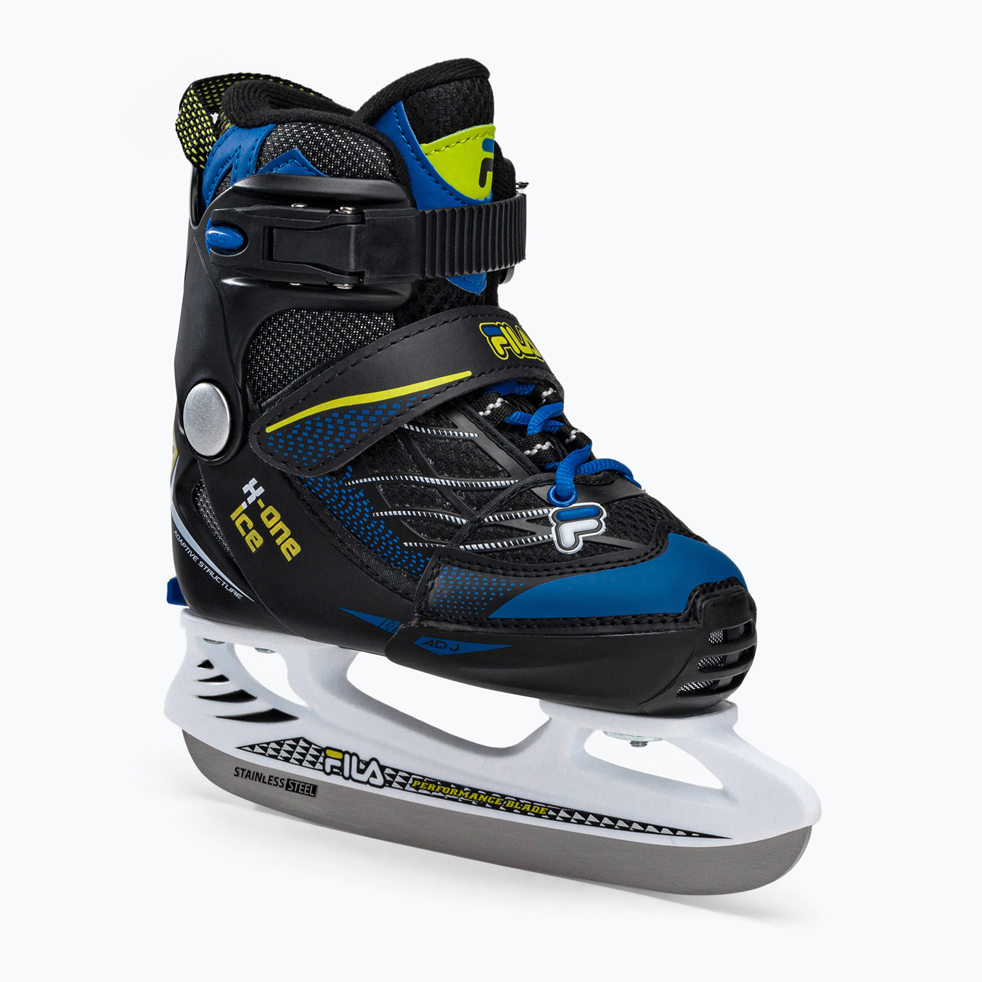 Patine pentru copii FILA X-One blue/lime (Fila X-One L 010422200380)