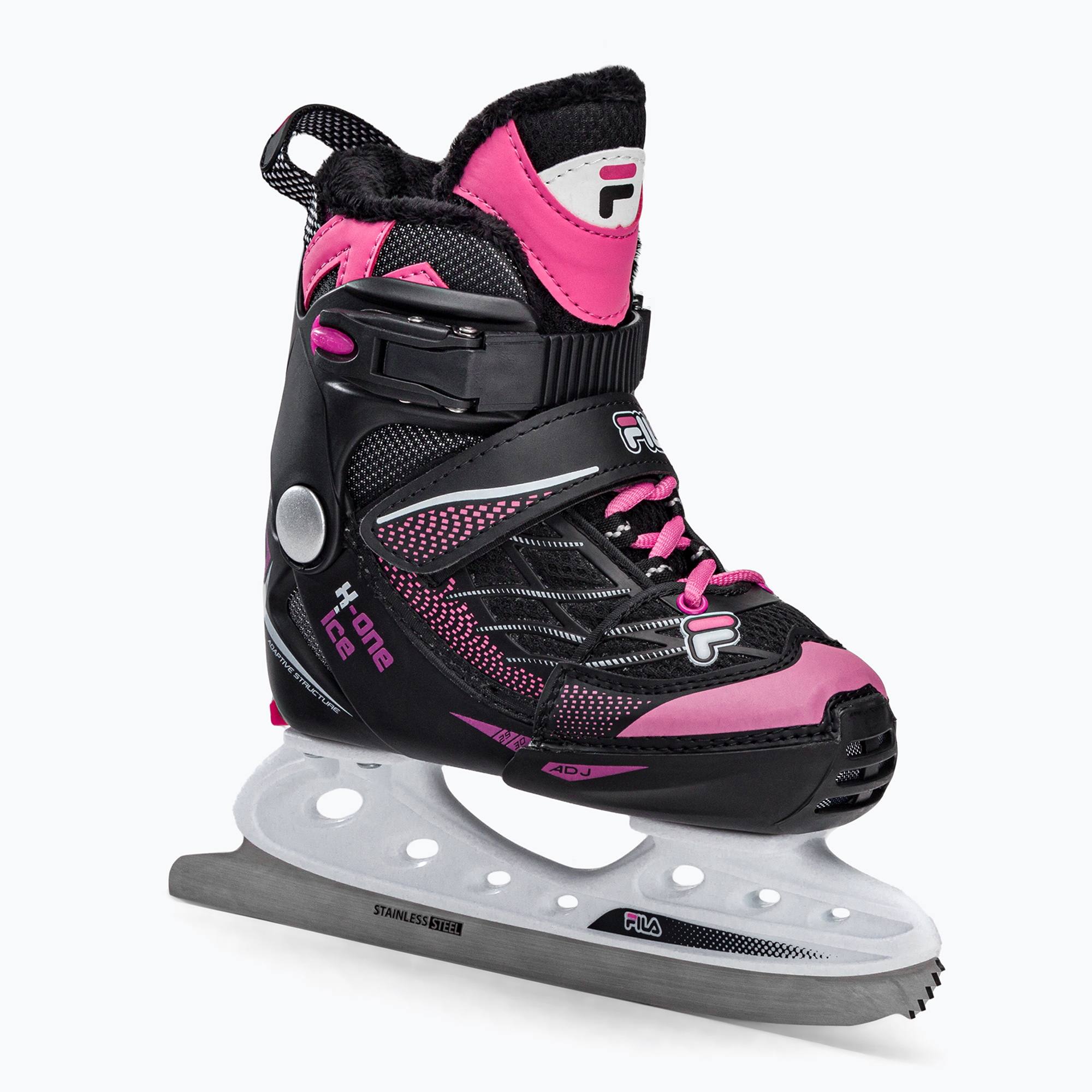 Patine pentru copii FILA X-One G black/pink (X-One G L)