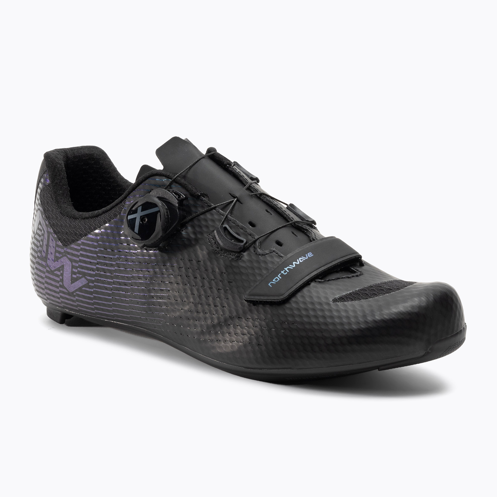 Încălțăminte de șosea pentru bărbați Northwave Storm Carbon 2 neagră 80221013 (Storm Carbon 2 80221013)