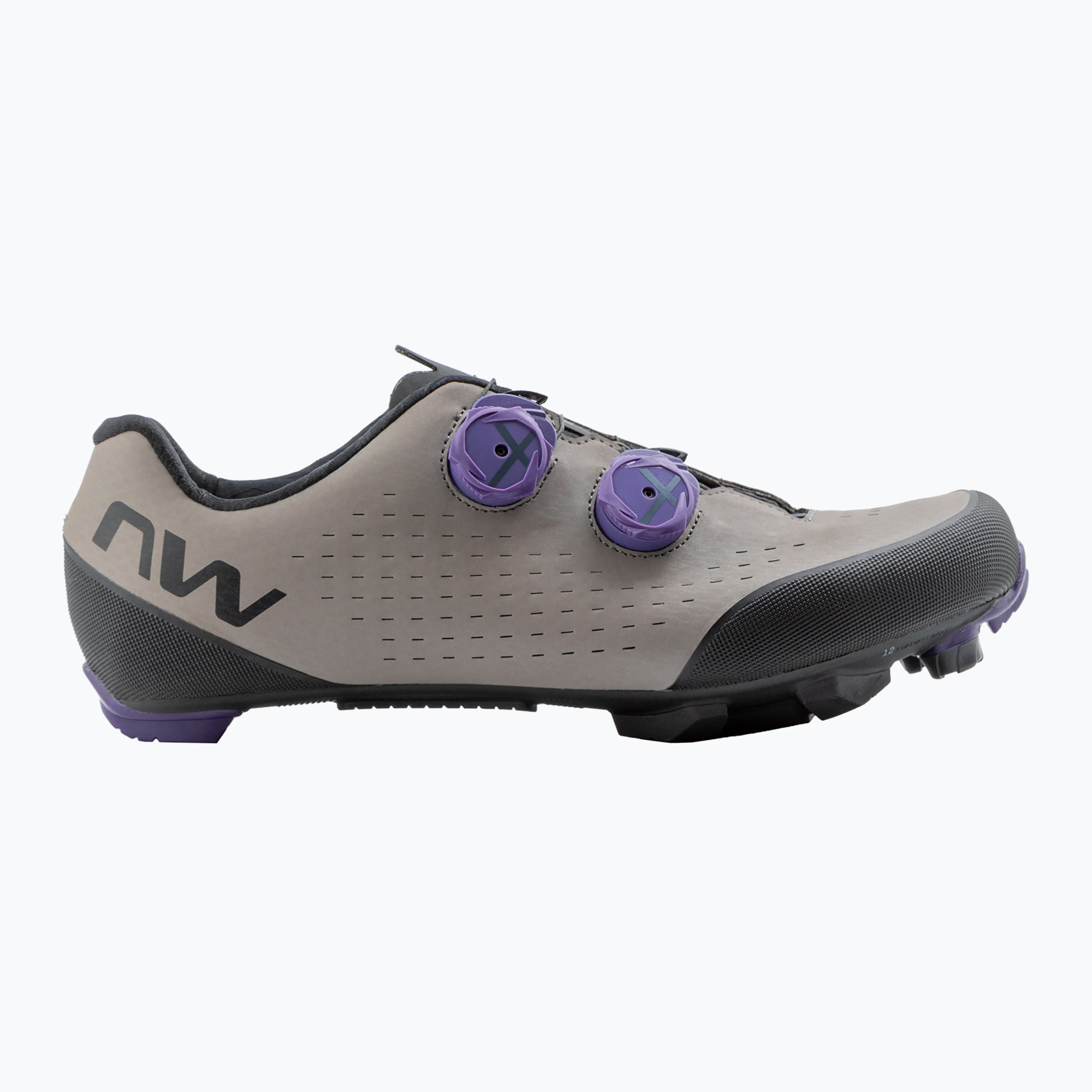 Încălțăminte de ciclism MTB pentru bărbați Northwave Rebel 3 sand/dark purple (Rebel 3 80222012)