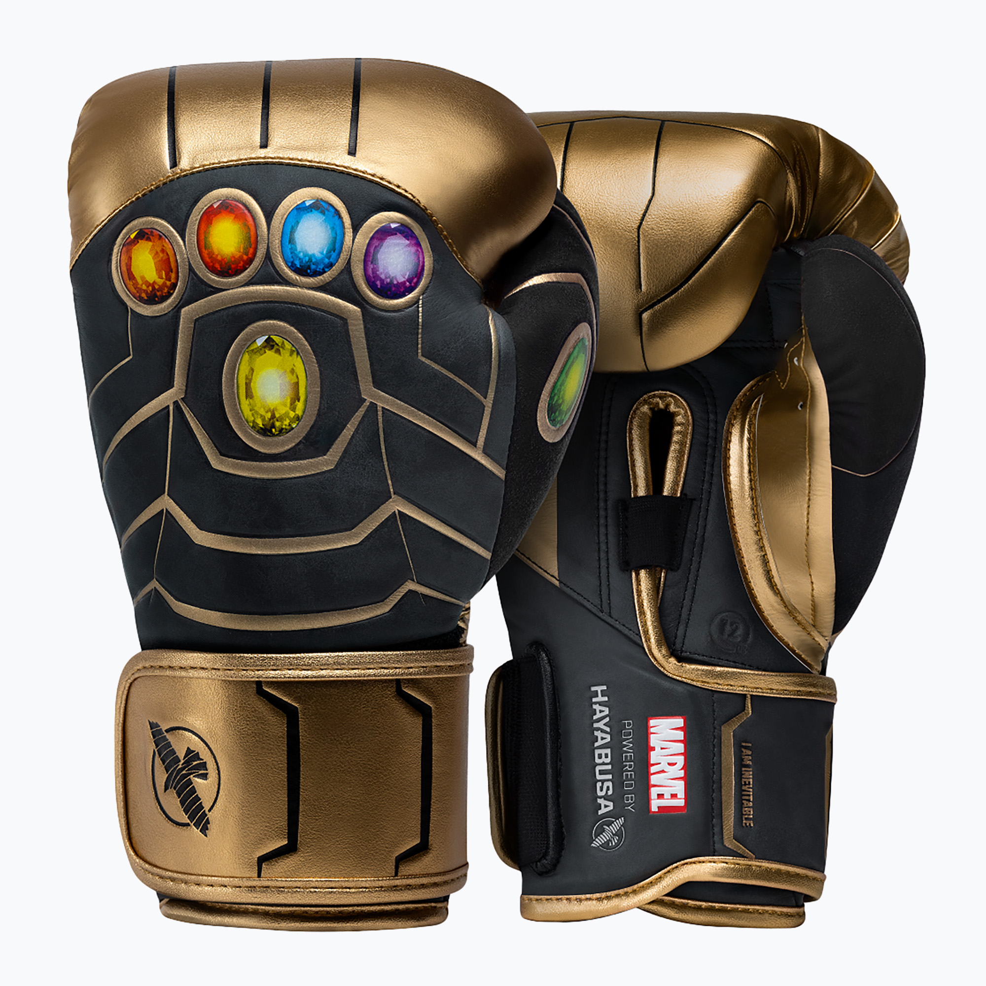 Mănuși de box Hayabusa Marvel's Thanos gold/black
