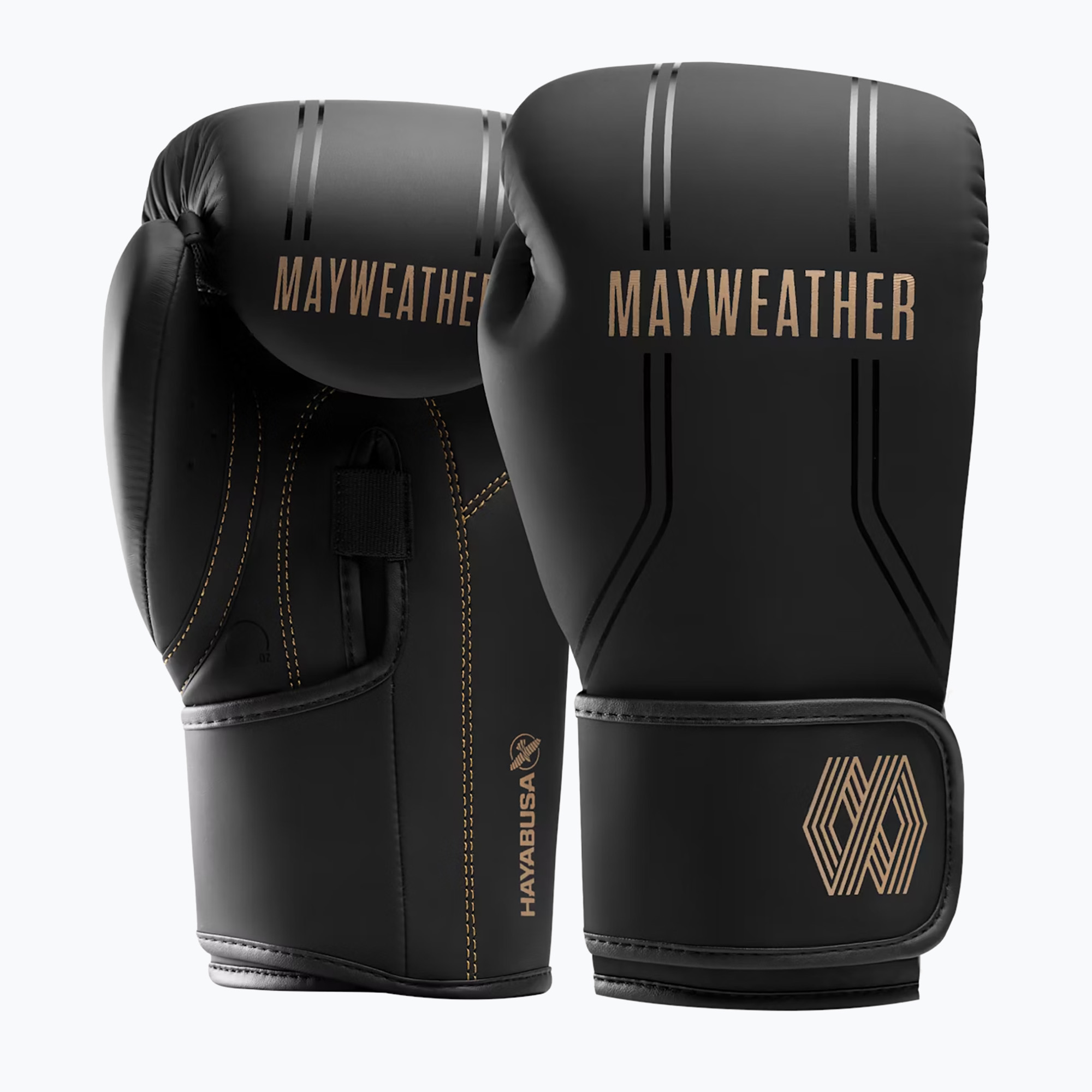 Mănuși de box  Hayabusa Mayweather Contender black/gold (Mayweather Contender MWCTDBG-BKGD-10)