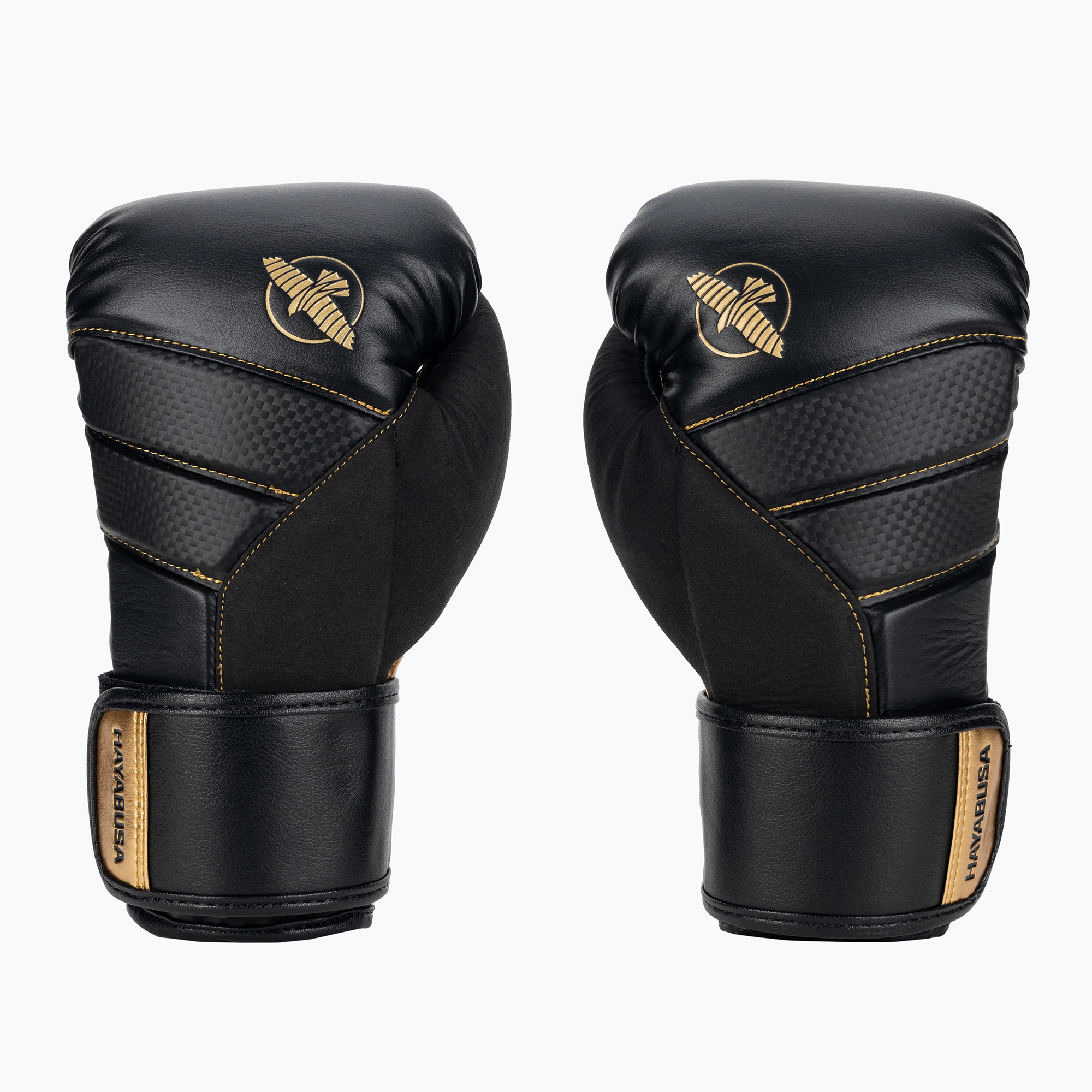 Hayabusa T3 negru/aur mănuși de box negru/auriu (T3 T314G)