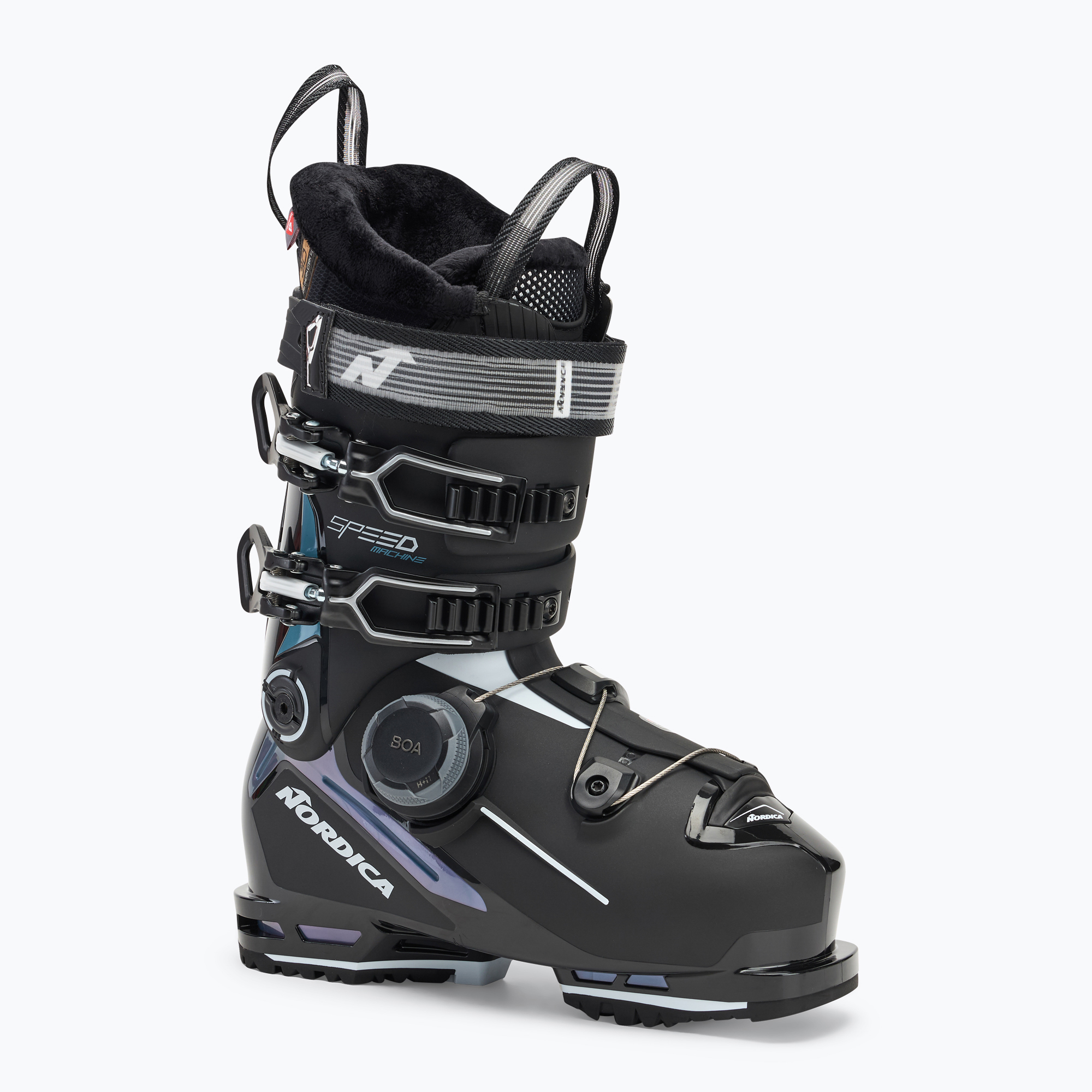 Ghete de schi pentru femei  Nordica Speedmachine 3 BOA 95 W GW black/light blue/white