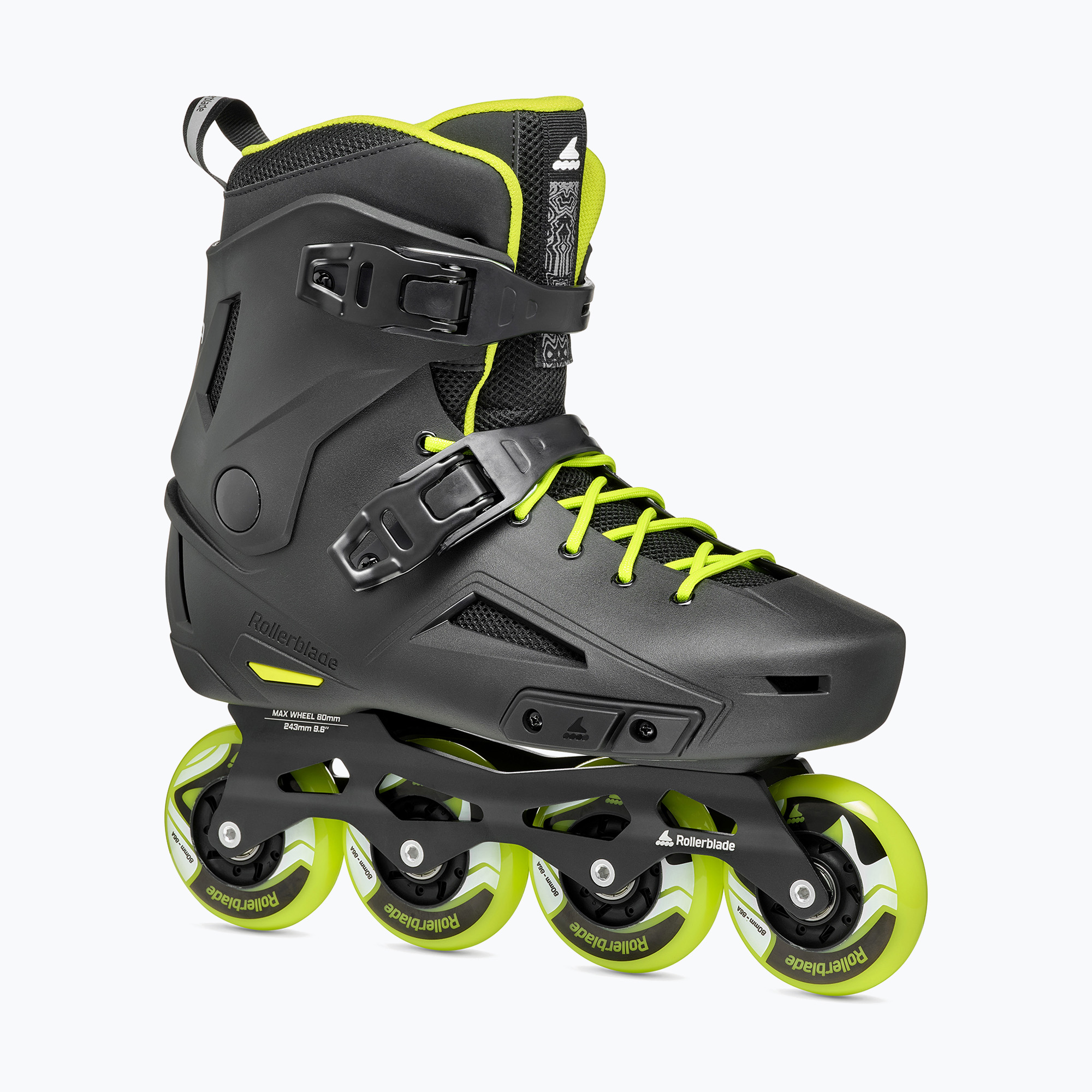 Role pentru bărbați Rollerblade Lightning black/lime (Lightning 073726001A1)