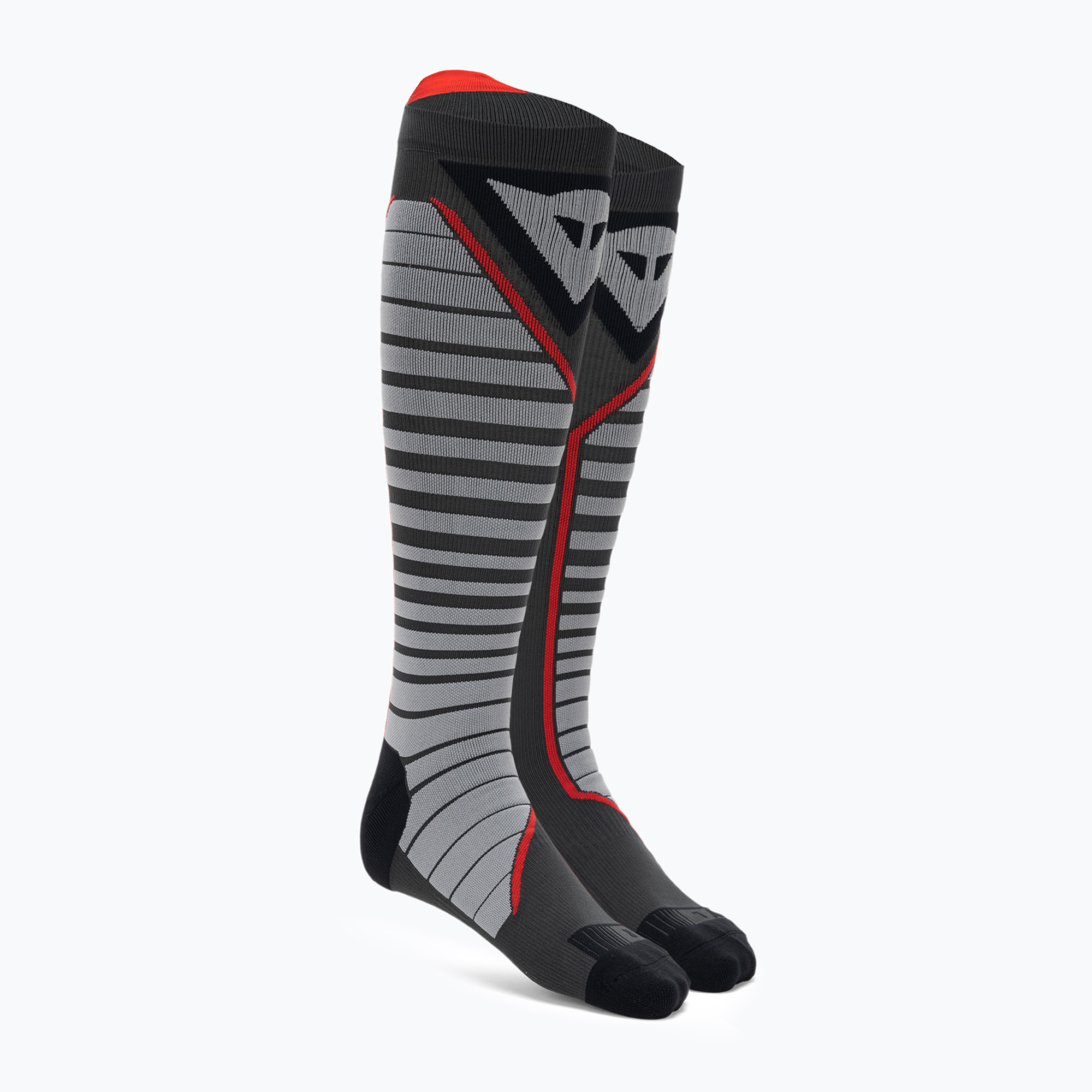 Șosete de schi Dainese Thermo Long negru/roșu (Thermo Long 2049100025)