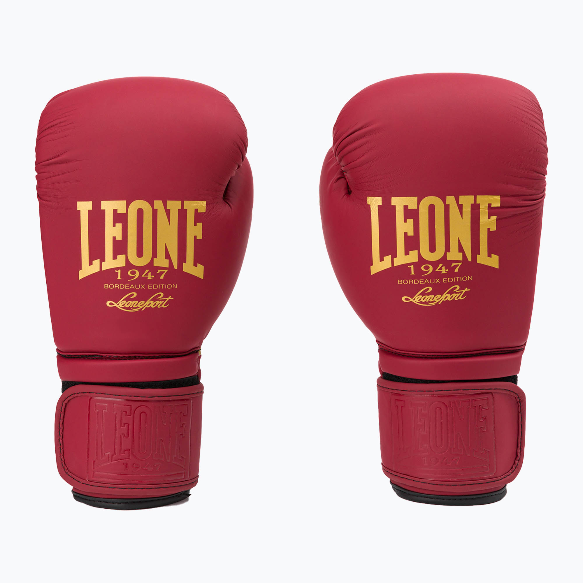 Leone Bordeaux Bordeaux mănuși de box roșu GN059X (GN059X)