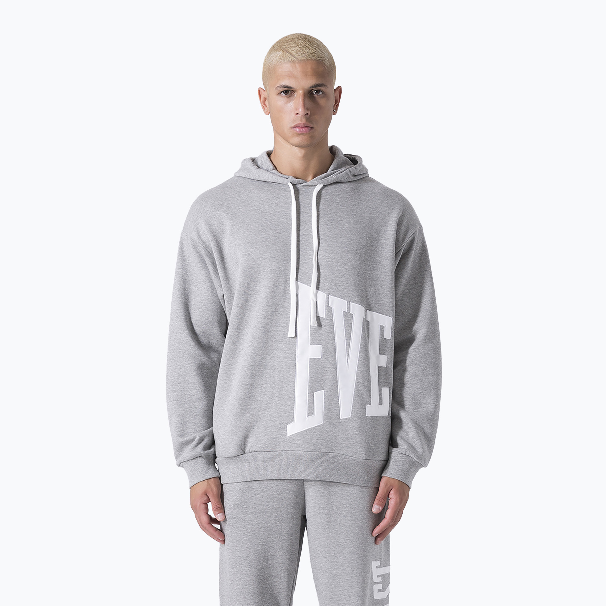 Hanorac pentru bărbați Everlast Exclusive Hoodie Logo grey/melange (Exclusive Hoodie Logo 37M277F59-M000)