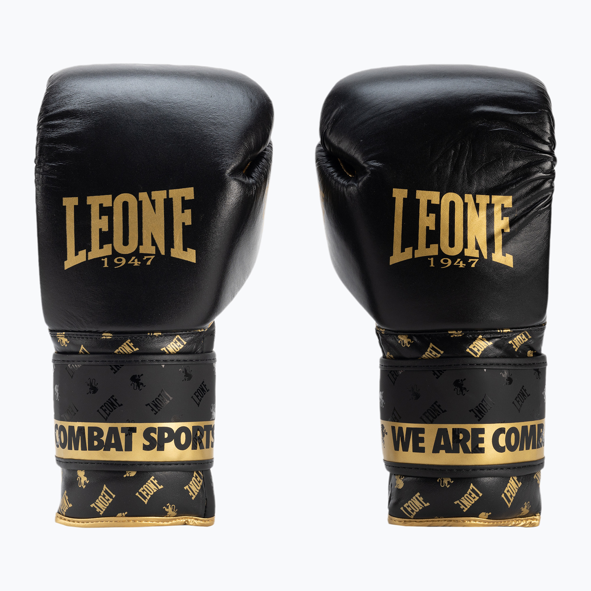 Mănuși de box Leone Dna negru și auriu GN220 (Dna GN220)