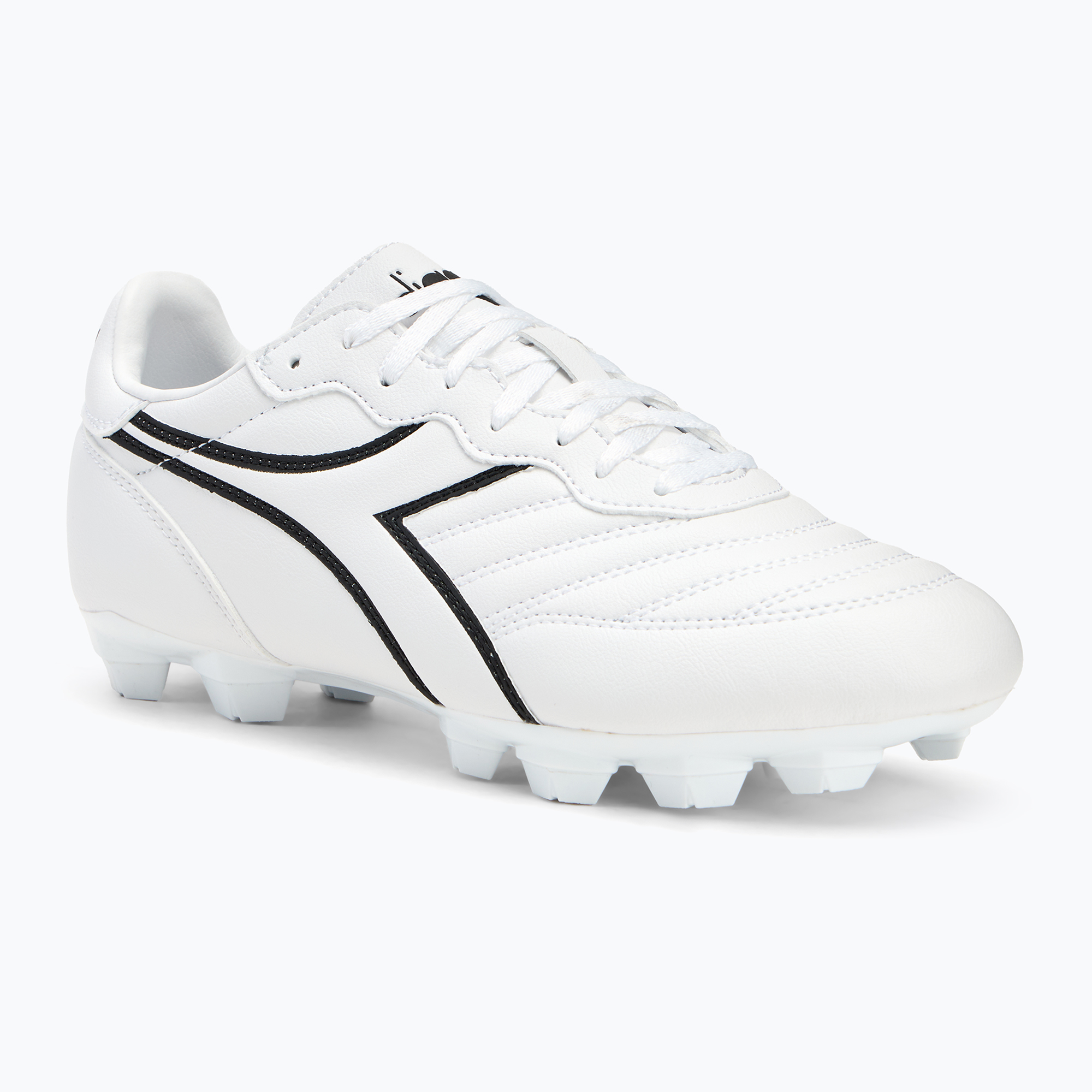Încălțăminte de fotbal pentru bărbați Diadora Brasil R LPU white/black (Brasil R LPU DD-101.180698-C0351)