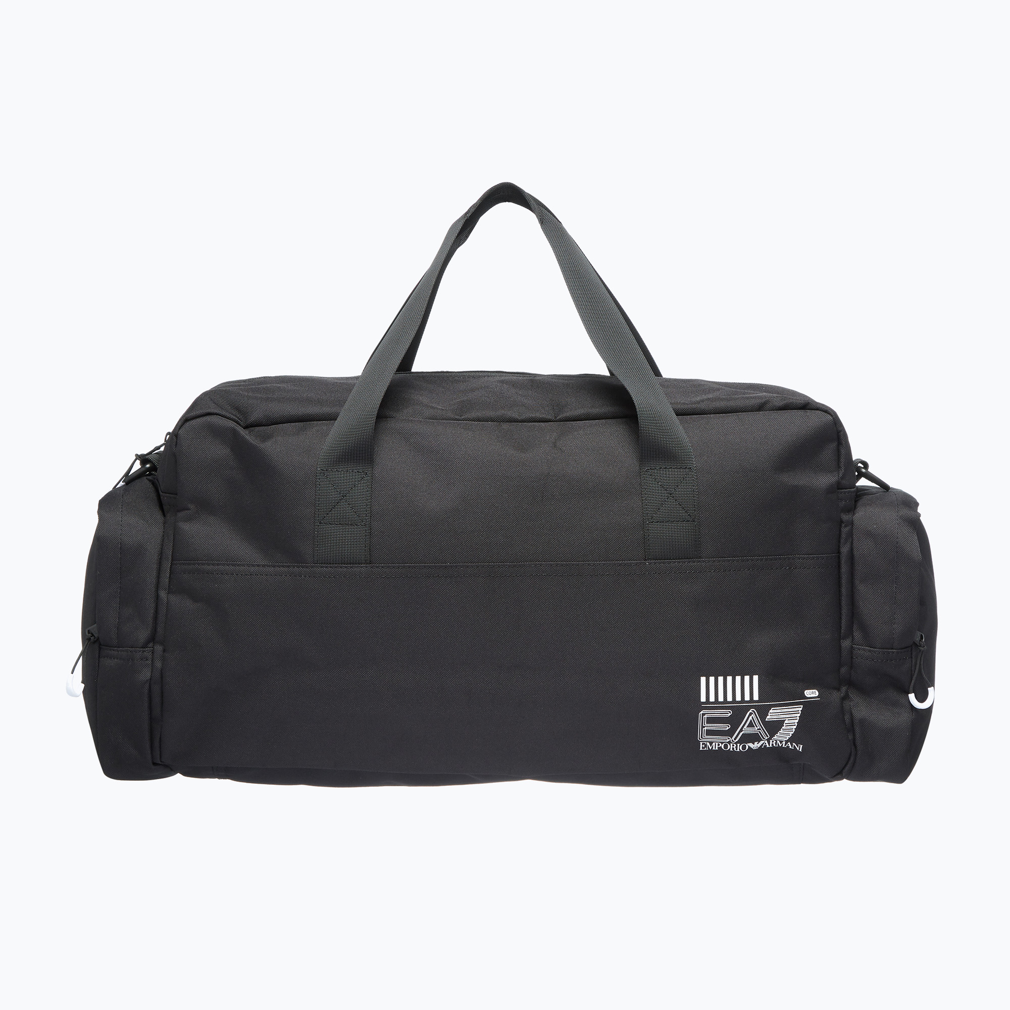 EA7 Emporio Armani Train Core negru/alb cu logo-ul Emporio Armani Train Core negru/alb geantă sport