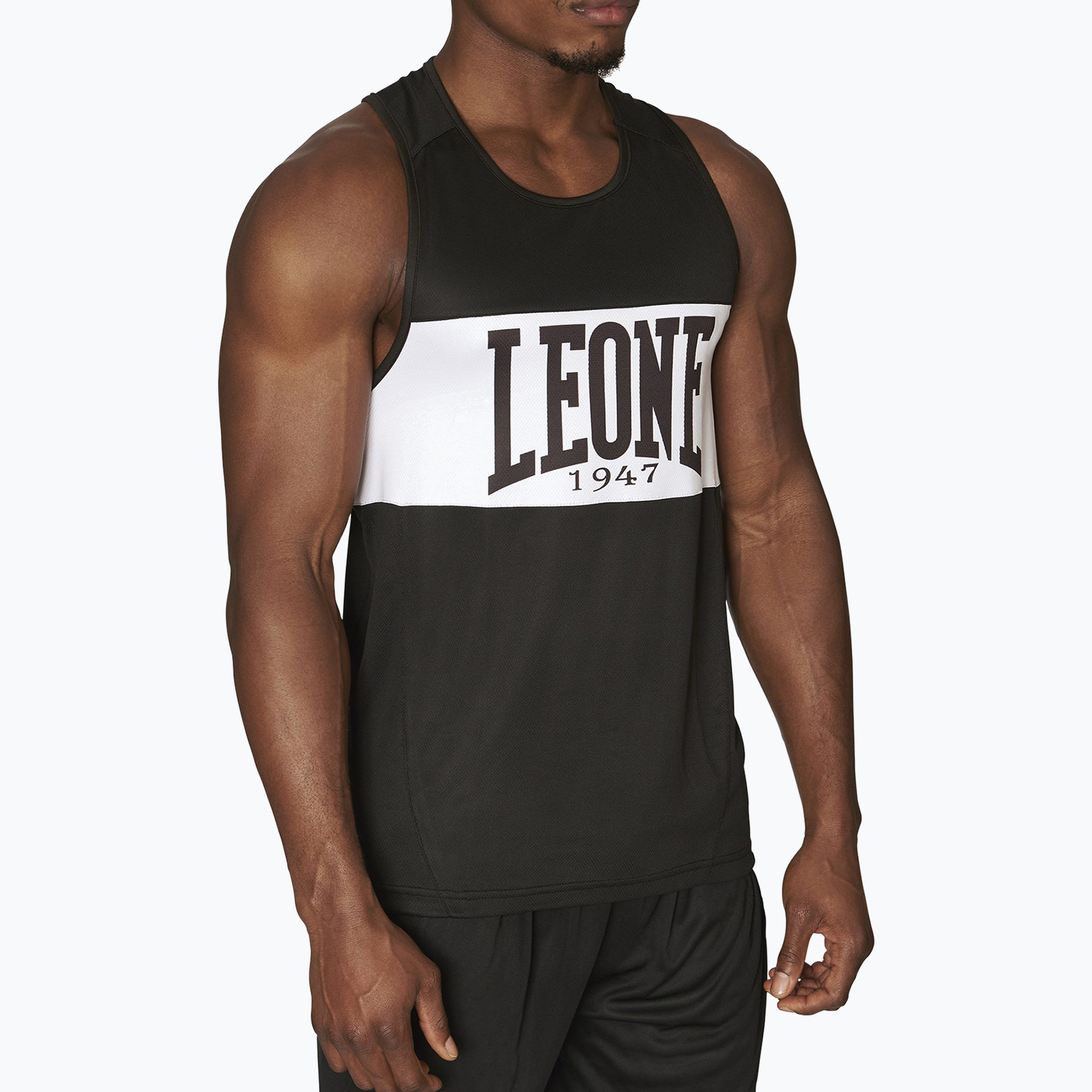 Tricou de antrenament LEONE 1947 Shock negru (Shock AB224)