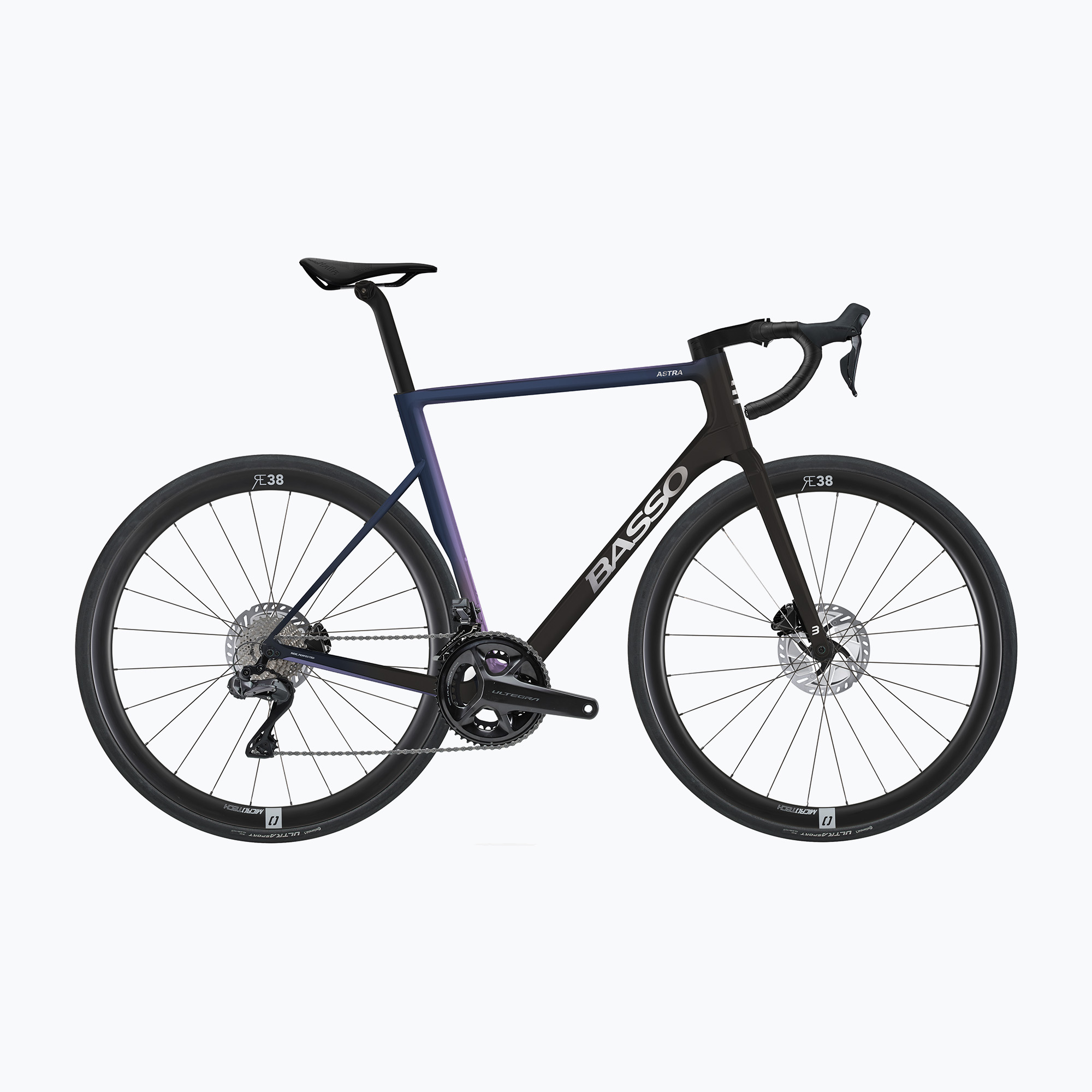Basso Astra Disc pentru biciclete de șosea negru/albastru ASD3122 (Astra Disc ASD3122)