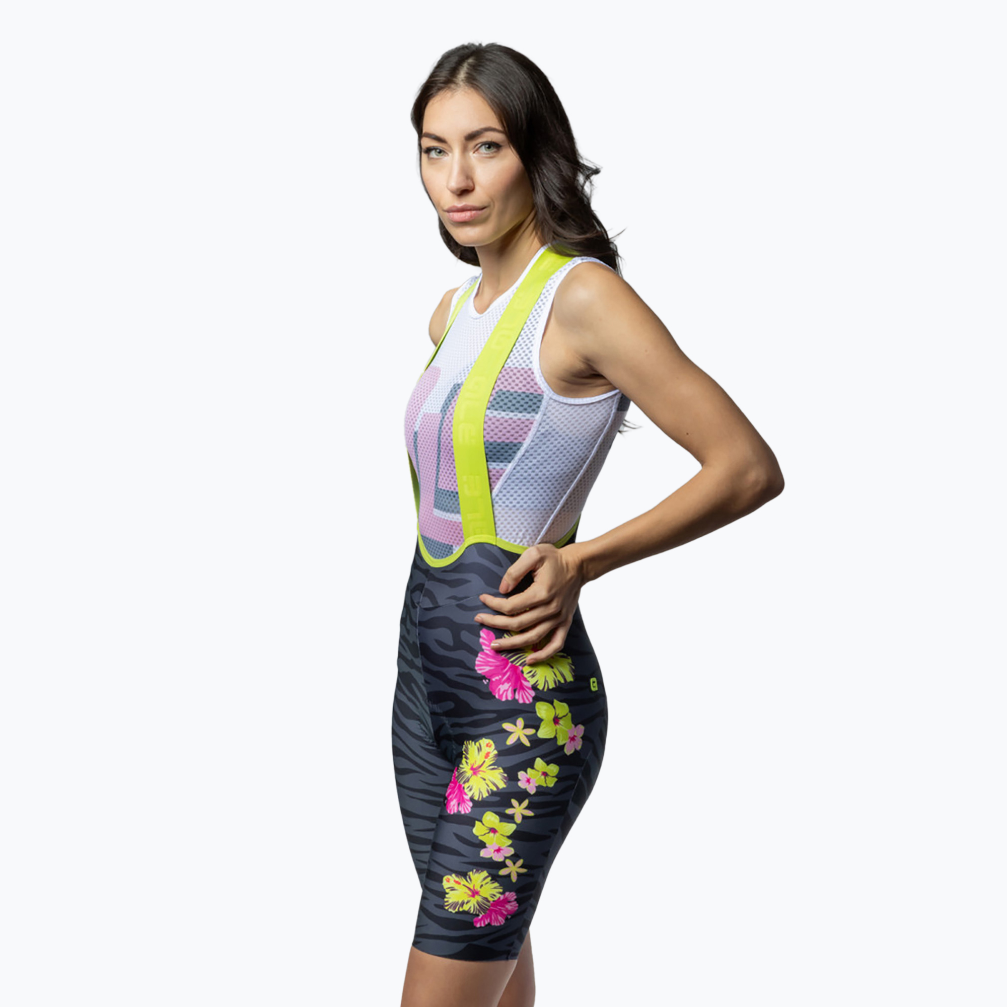 Pantaloni scurți de ciclism pentru femei Alé Sauvage Bibshorts black (Sauvage Bibshorts L24104401)