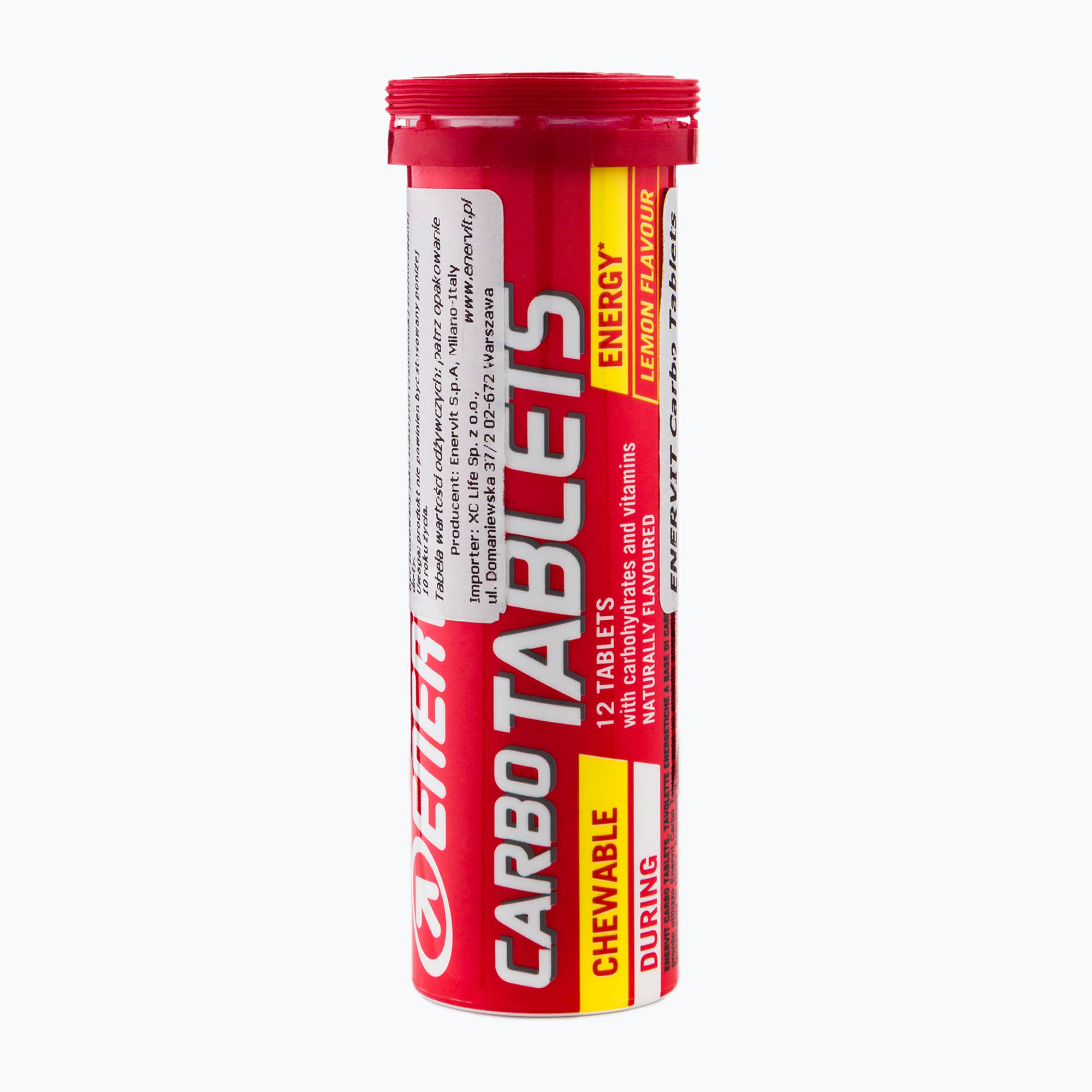 Chew Carbo Enervit carbohidrați 12 comprimate lămâie 90891 (Chew Carbo 90891)