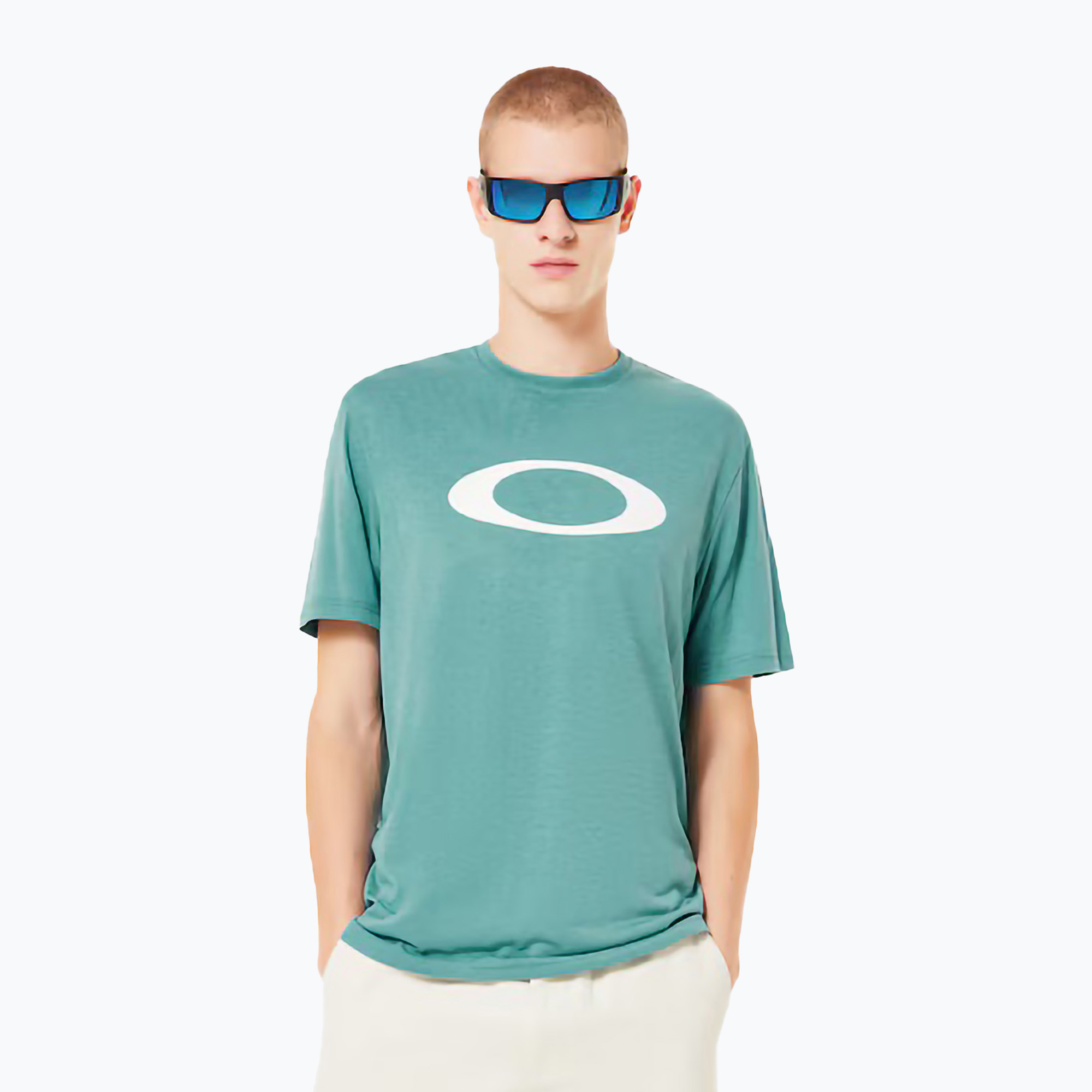 Tricou pentru bărbați Oakley O-Bold Ellipse dark pacific