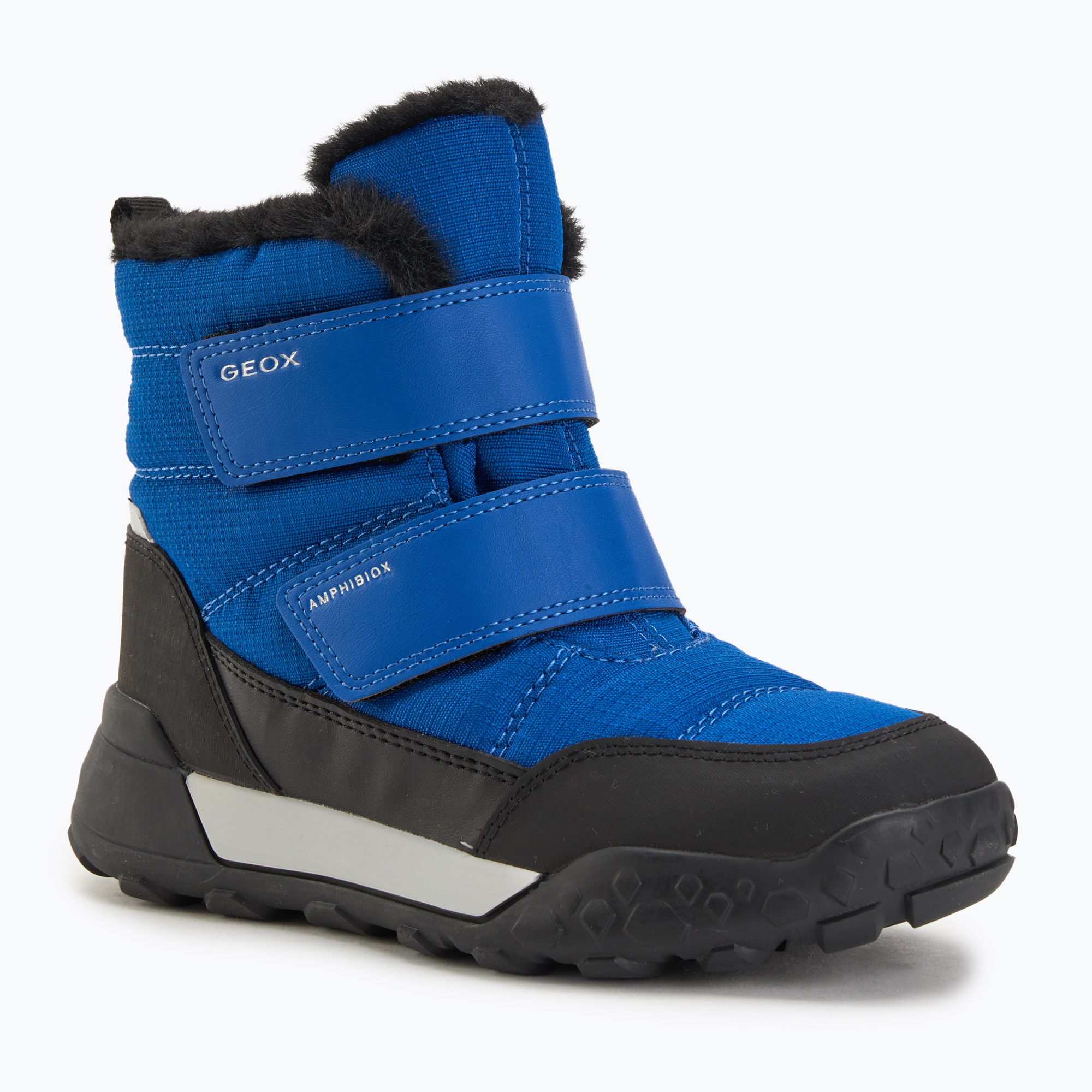 Ghete de zăpadă pentru copii Geox Trekkyup ABX royal / black (Trekkyup ABX J46MBF0FU50C0042)