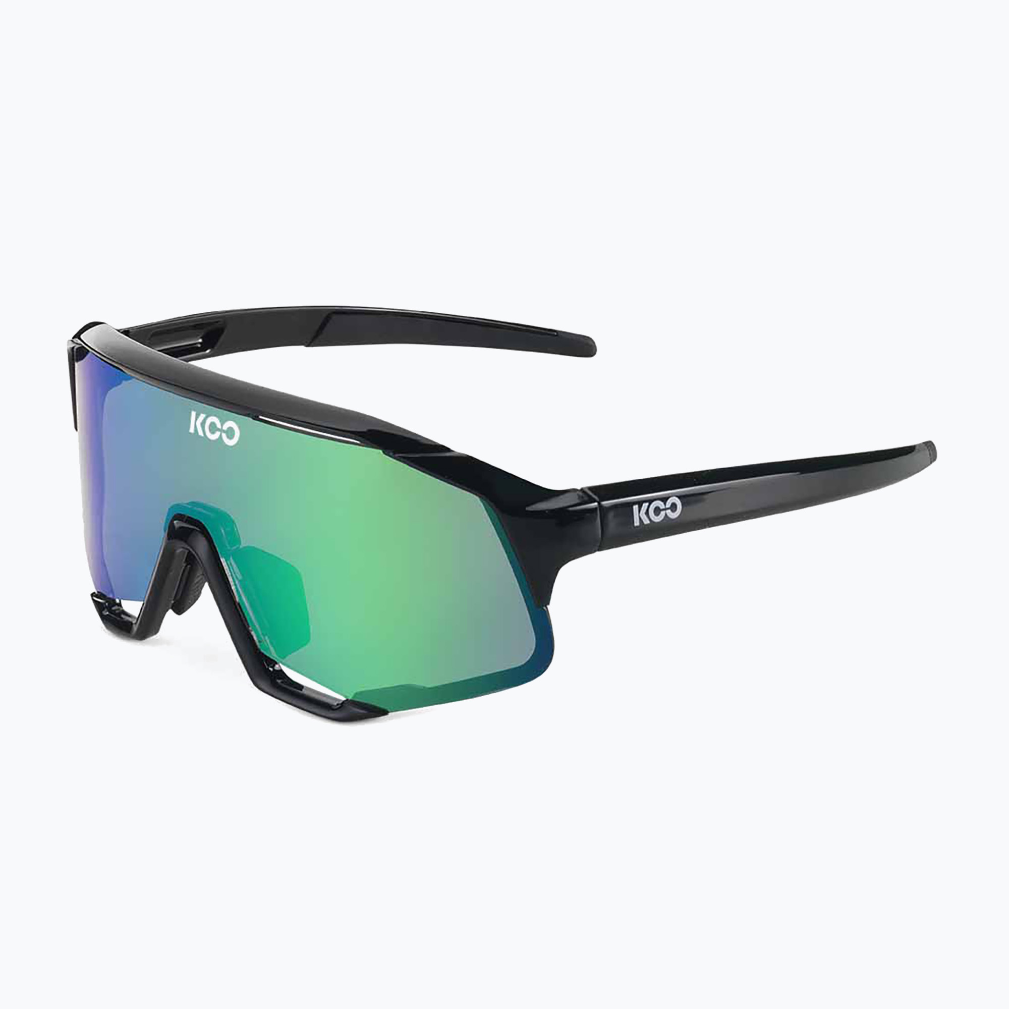 Ochelari de soare Koo Demos black/green mirror