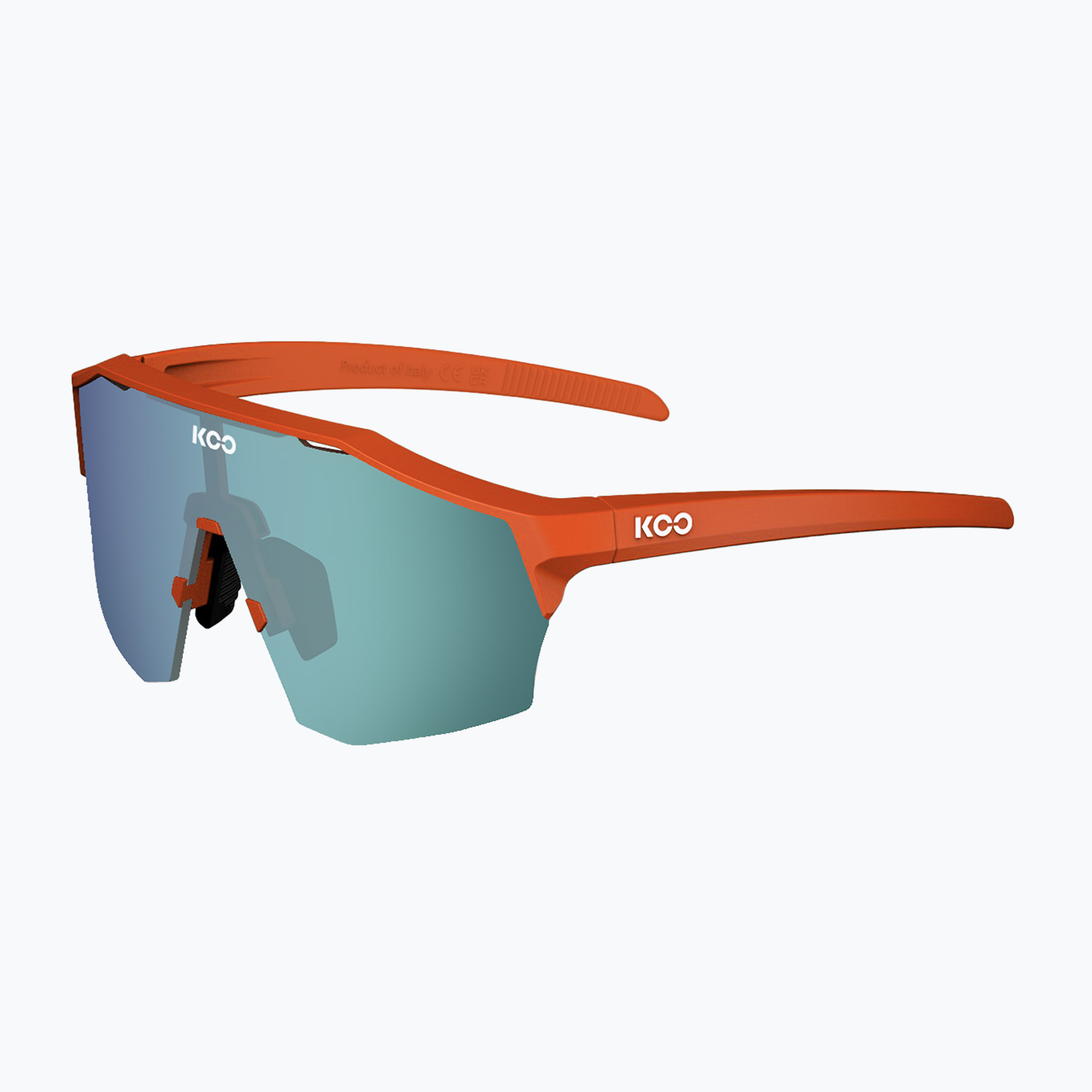 14% mai ieftin.  Ochelari de soare Koo Alibi orange matt/green mirror Mărime: OS