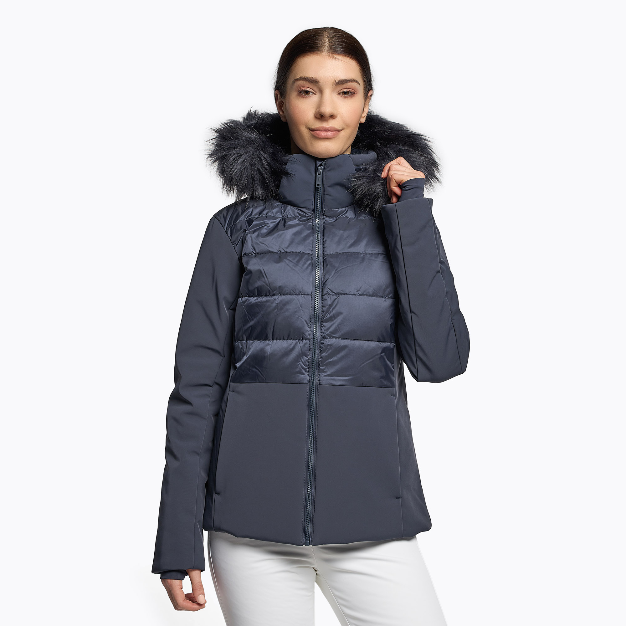 Jachetă de schi pentru femei CMP albastru marin 31W0066F/N950 (31W0066F 31W0066F/N950)
