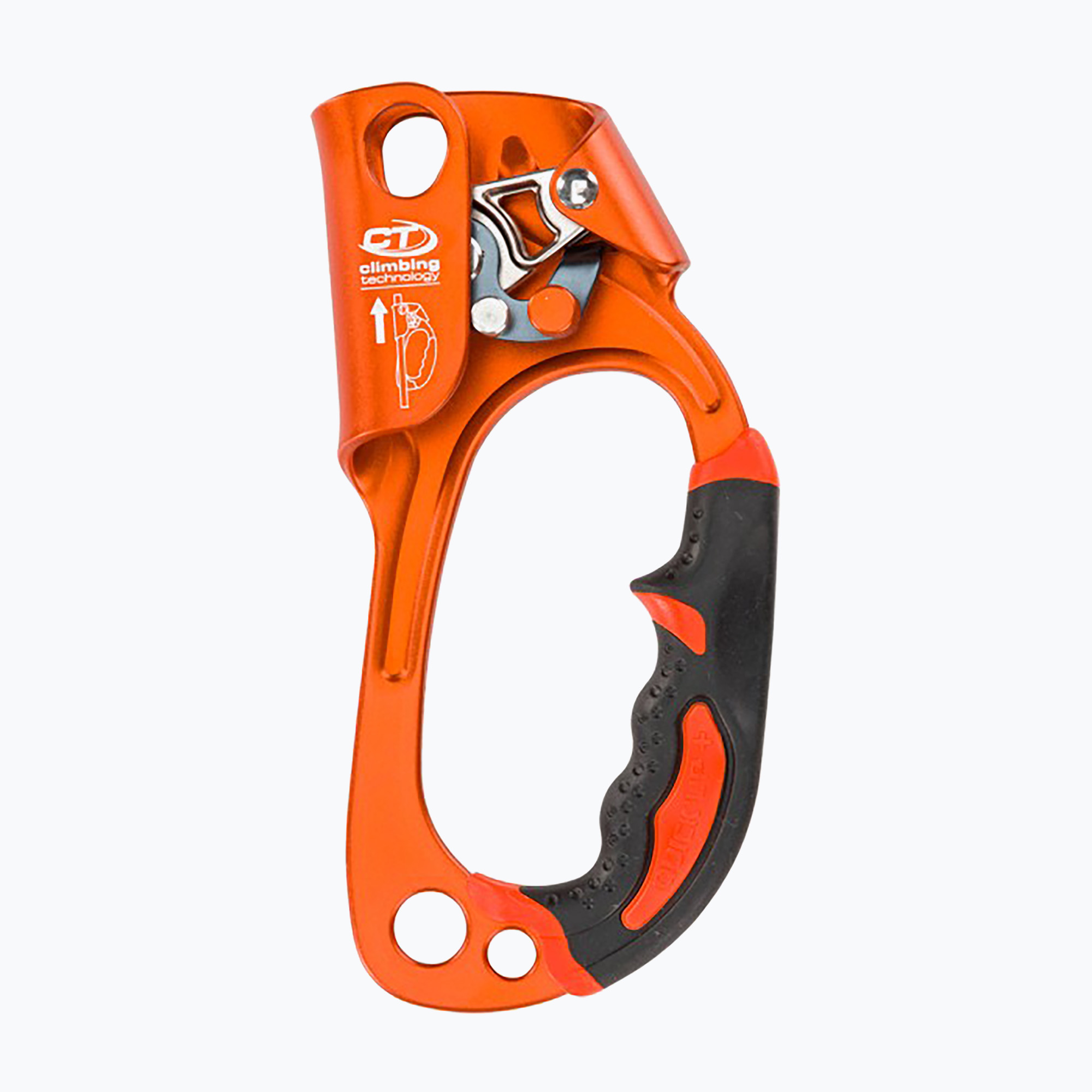 Dispozitiv de prindere portocaliu Climbing Technology Quick Up  pentru alpinism