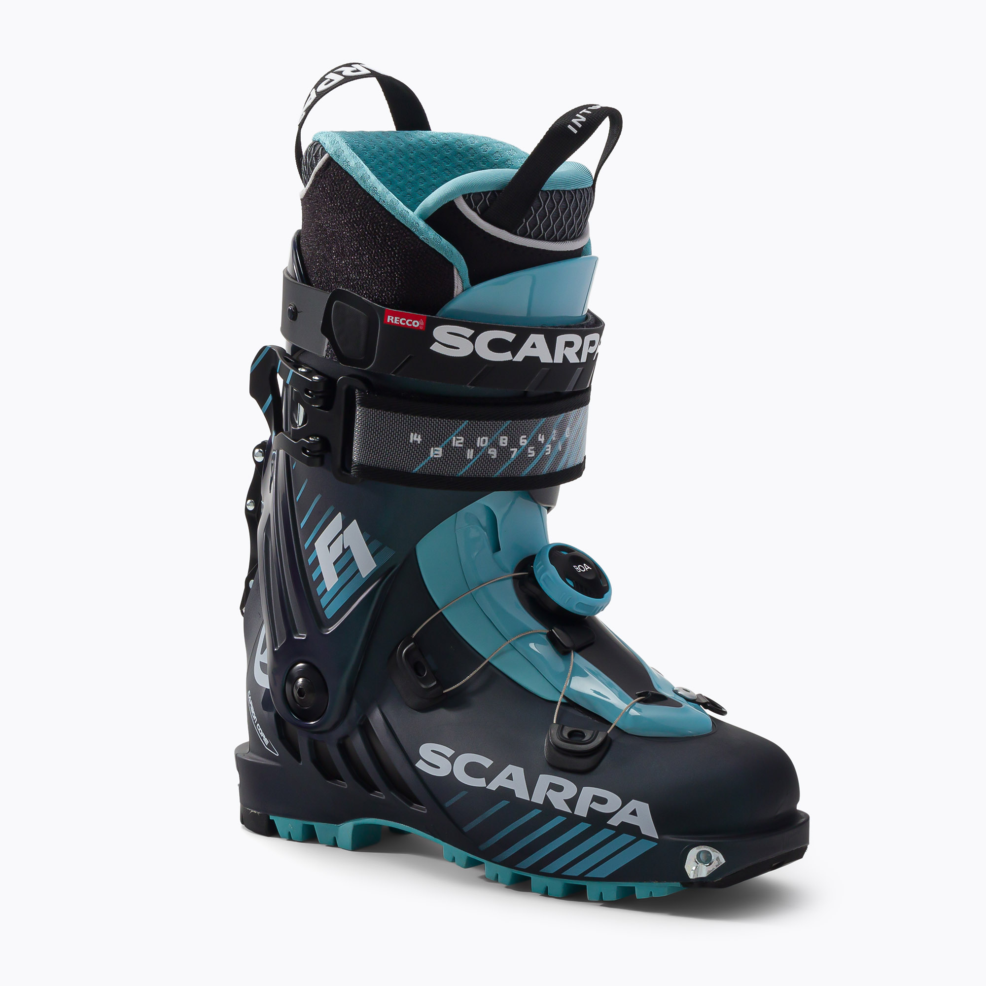 Bocanci de schi de tură SCARPA F1 albastru 12173-502/1 (F1 12173-502/1)