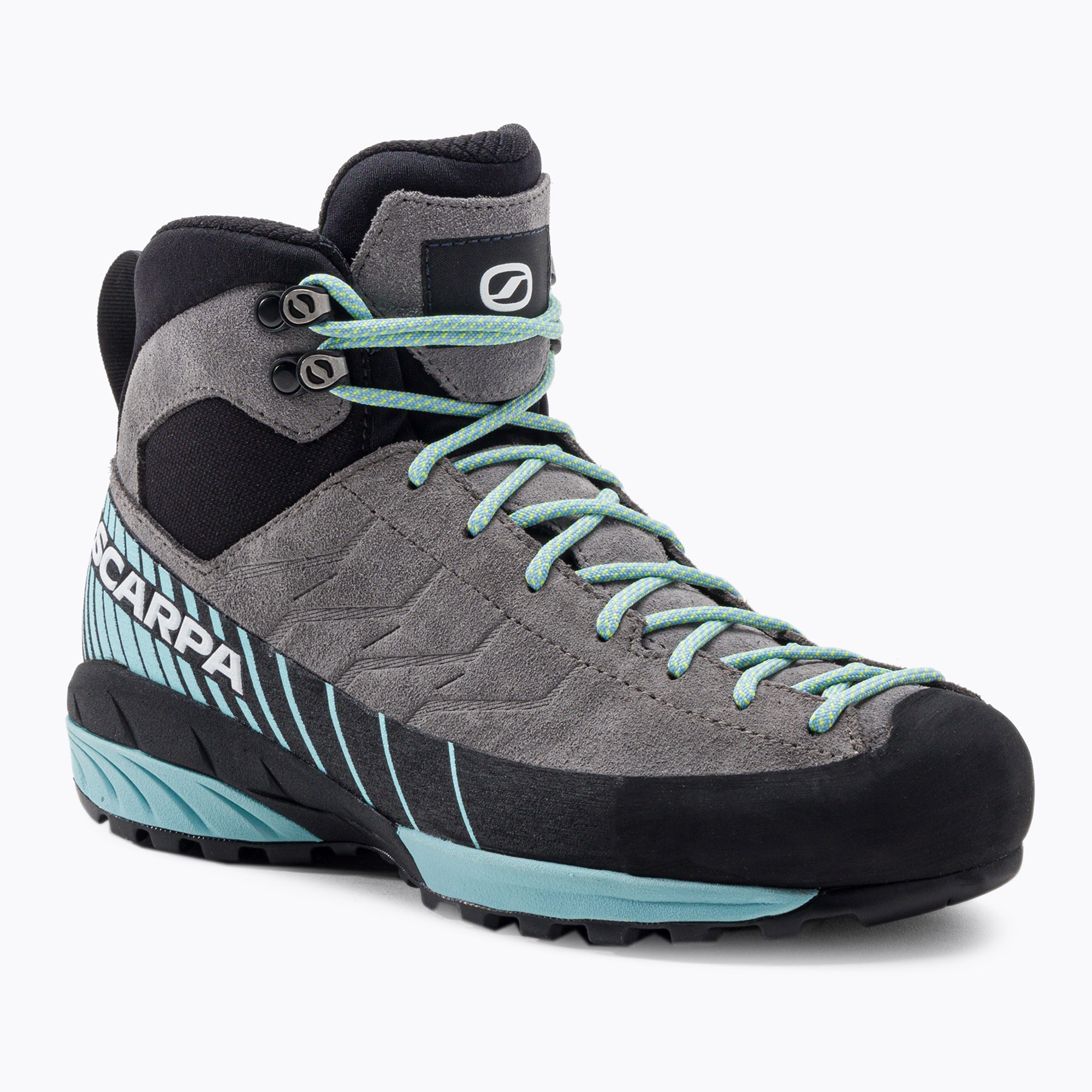 Cizme de trekking pentru femei SCARPA Mescalito Mid Gtx Bn Dynamis LB gri 72097-202/1 (Mescalito Mid Gtx Bn Dynamis LB 72097-202/1)
