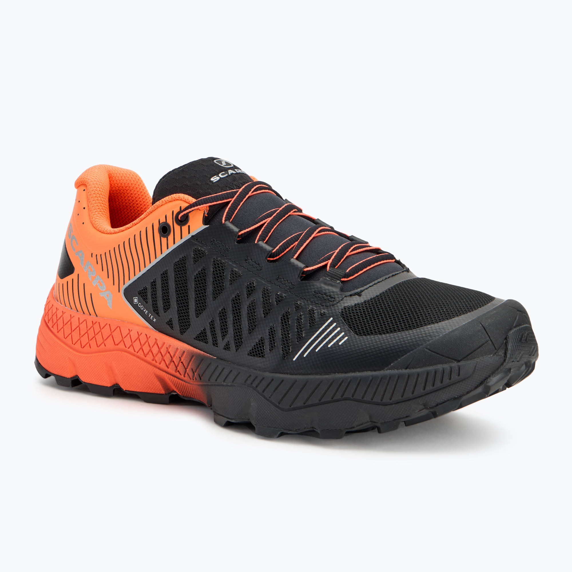 Încălțăminte de alergare pentru bărbați SCARPA Spin Ultra GTX orange fluo/black (Spin Ultra GTX 33069)