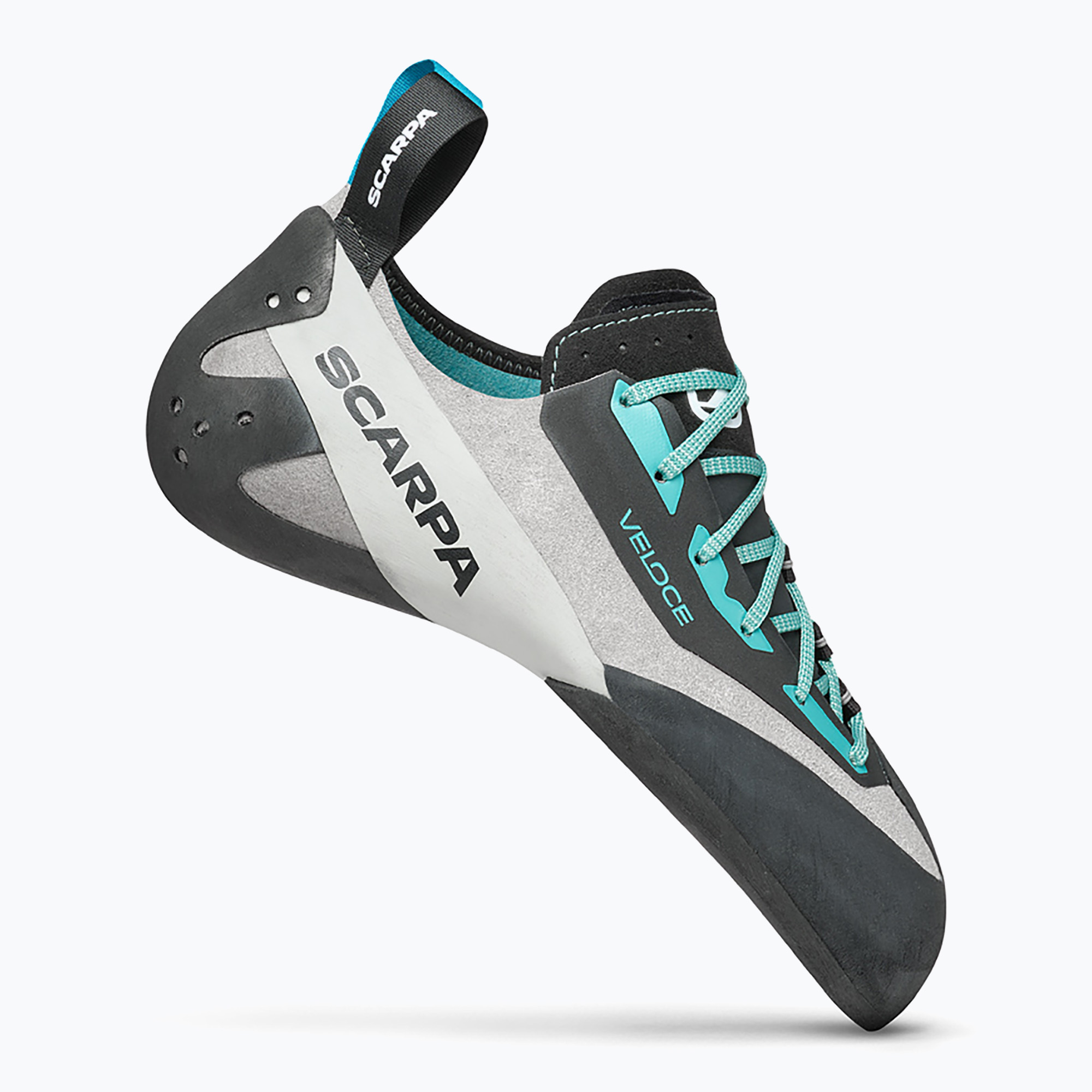 Încălțăminte de alpinism pentru femei  SCARPA Veloce L light gray/maldive (Veloce L 70079-002/1)