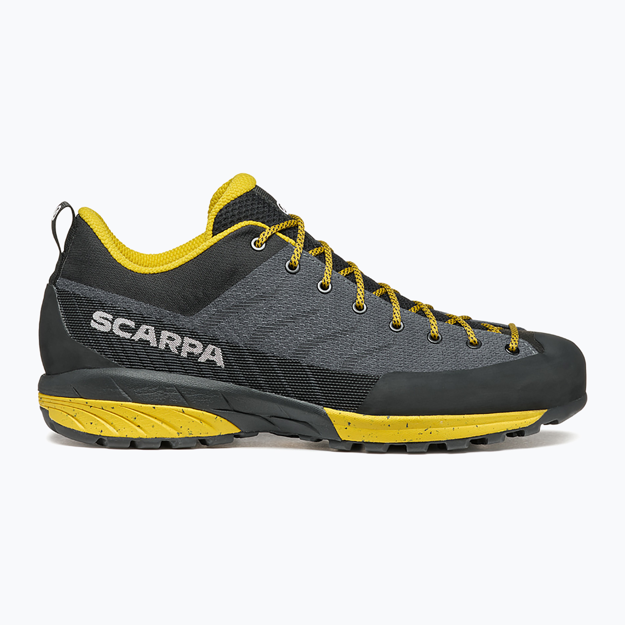 Încălțăminte de abordare pentru bărbați SCARPA Mescalito Planet gray/curry (Mescalito Planet 72104-350/1)