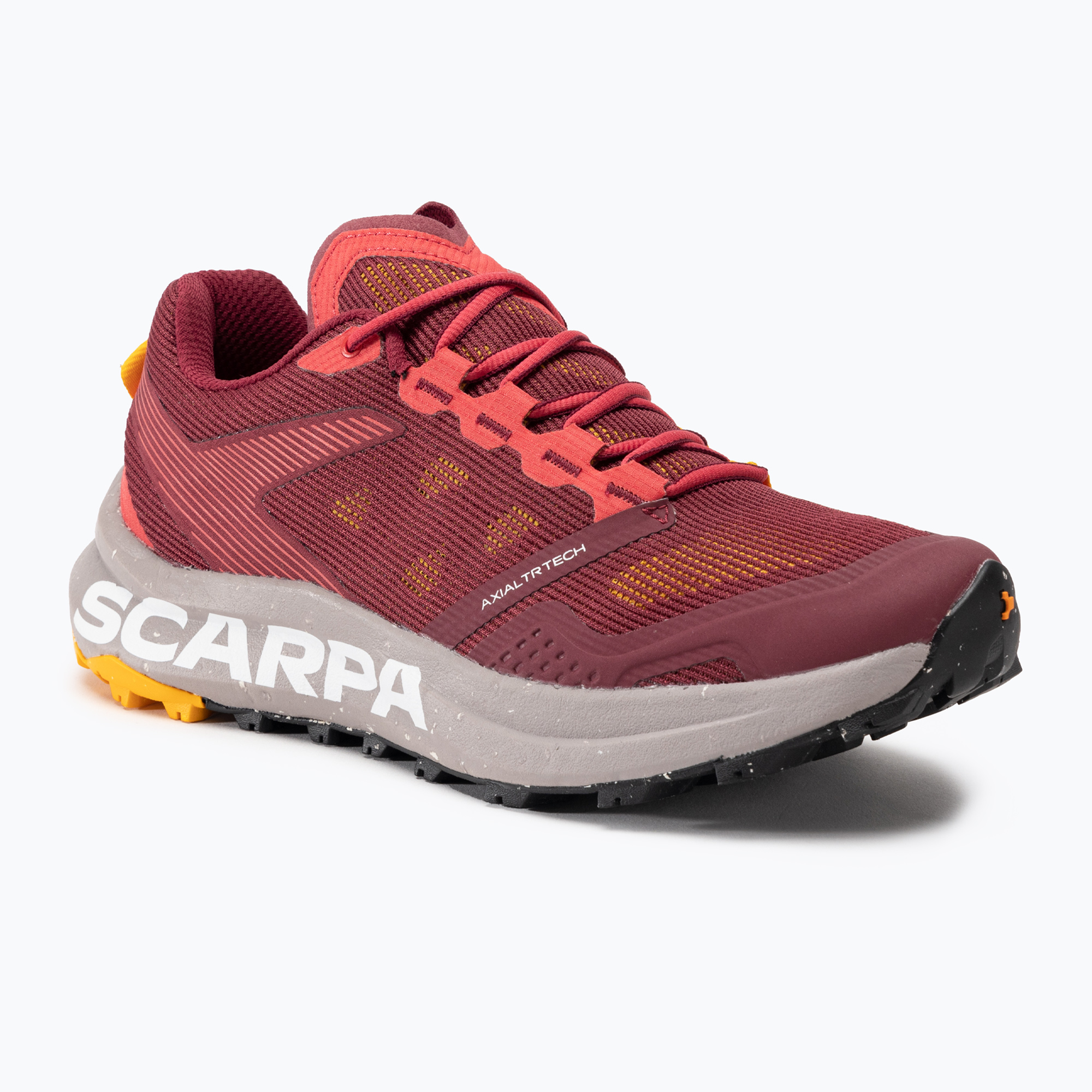 Încălțăminte de alergare pentru femei SCARPA Spin Planet deep red/saffron
