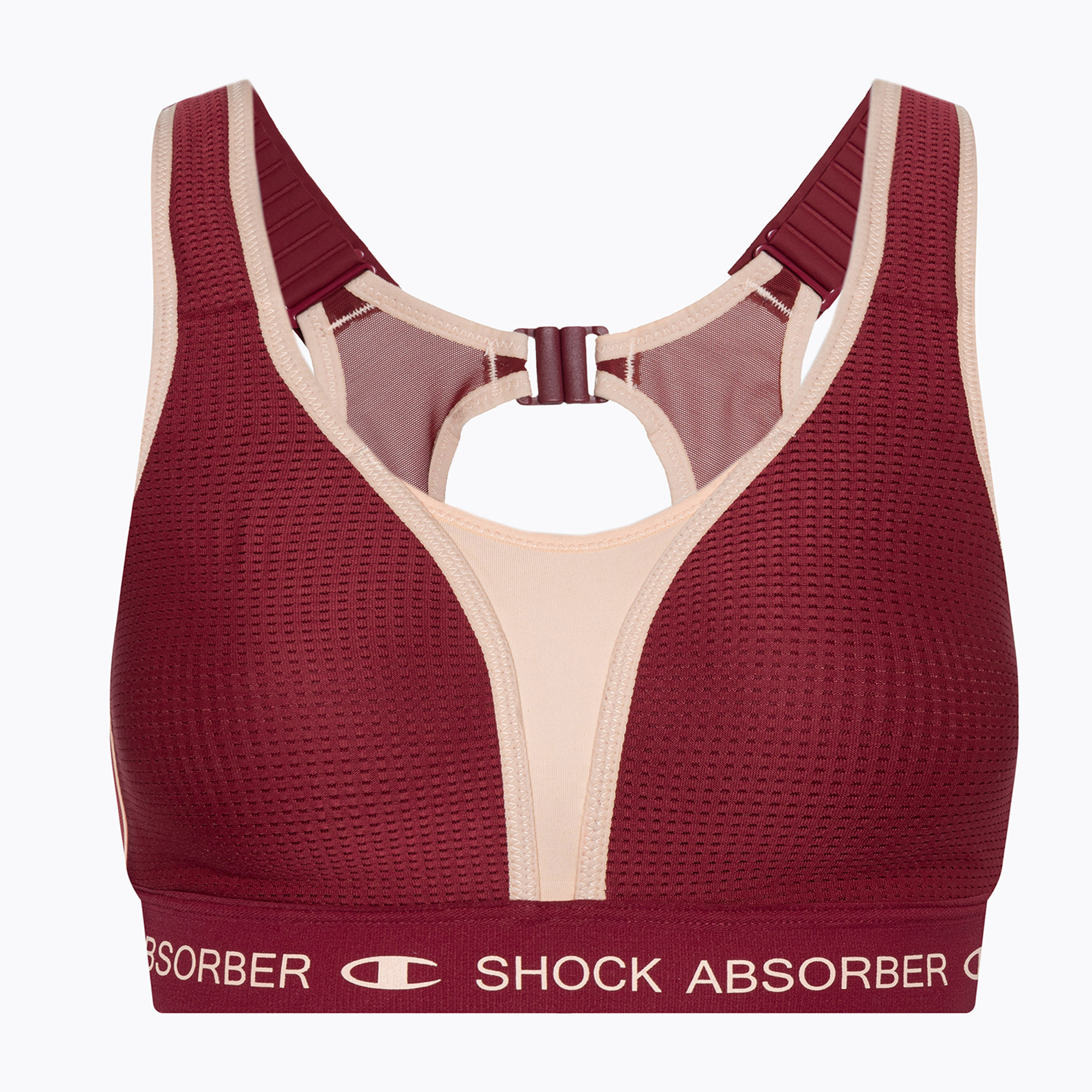 Sutien de antrenament  Shock Absorber Ultimate Run Bra Padded tibetan red (Ultimate Run Bra Padded U10057)