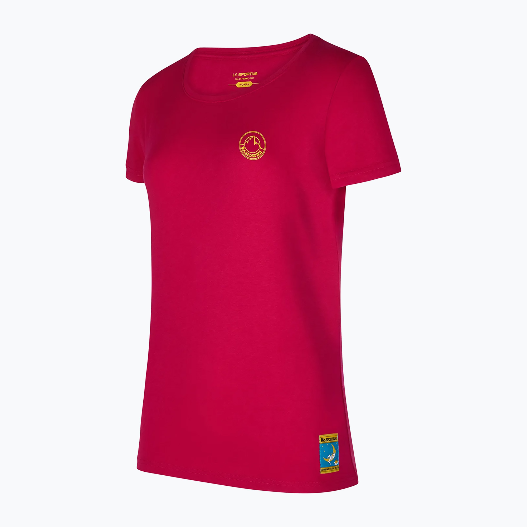 La Sportiva tricou pentru femei Climbing on the Moon fucsia/giallo