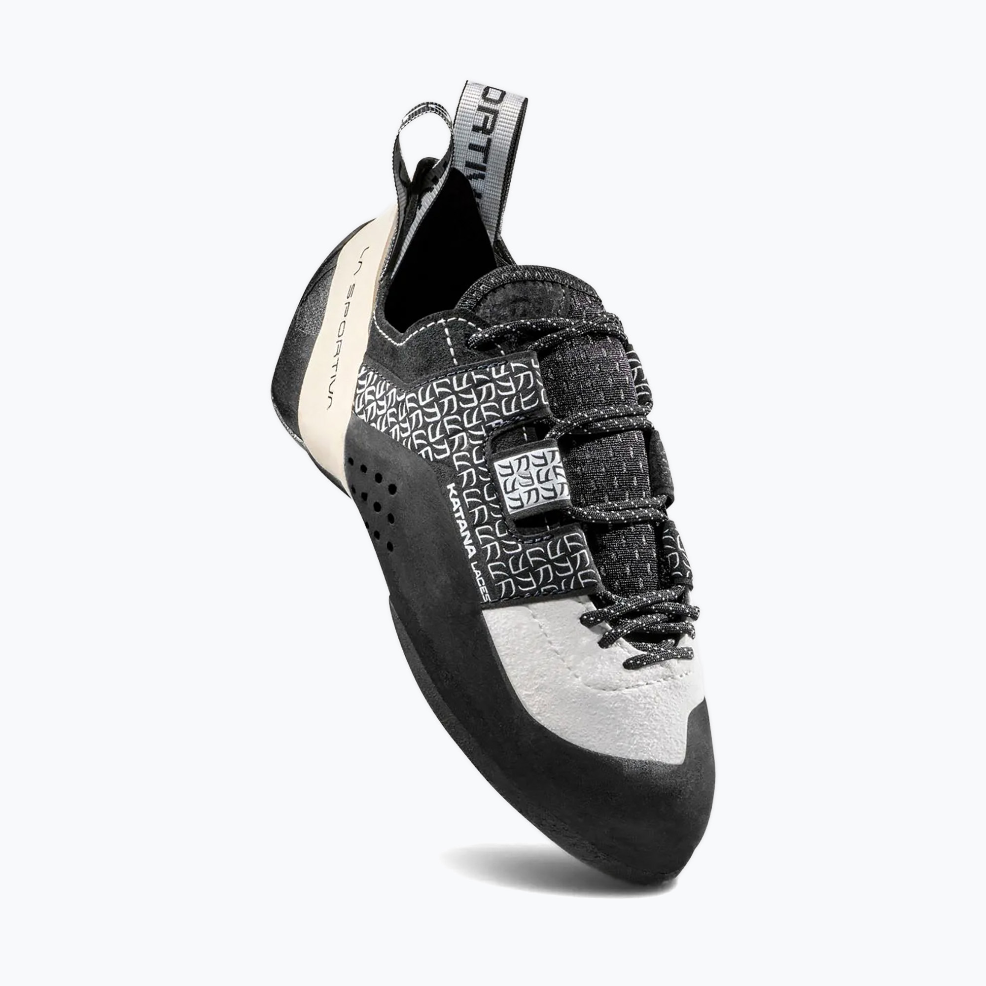 Pantofi de alpinism pentru copii La Sportiva Katana Laces alb/negru