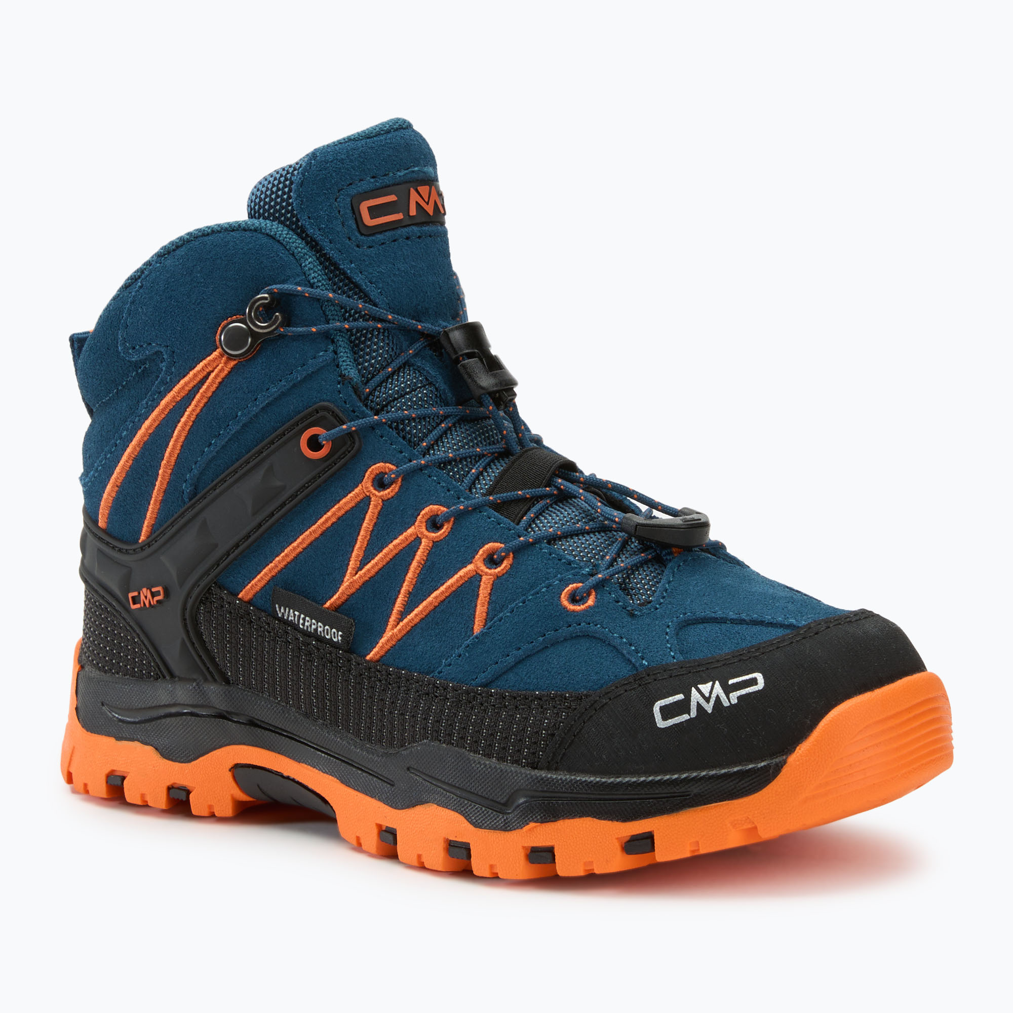 Încălțăminte de trekking pentru copii CMP Rigel Mid bluesteel / flame (Rigel Mid 3Q12944/19MR)