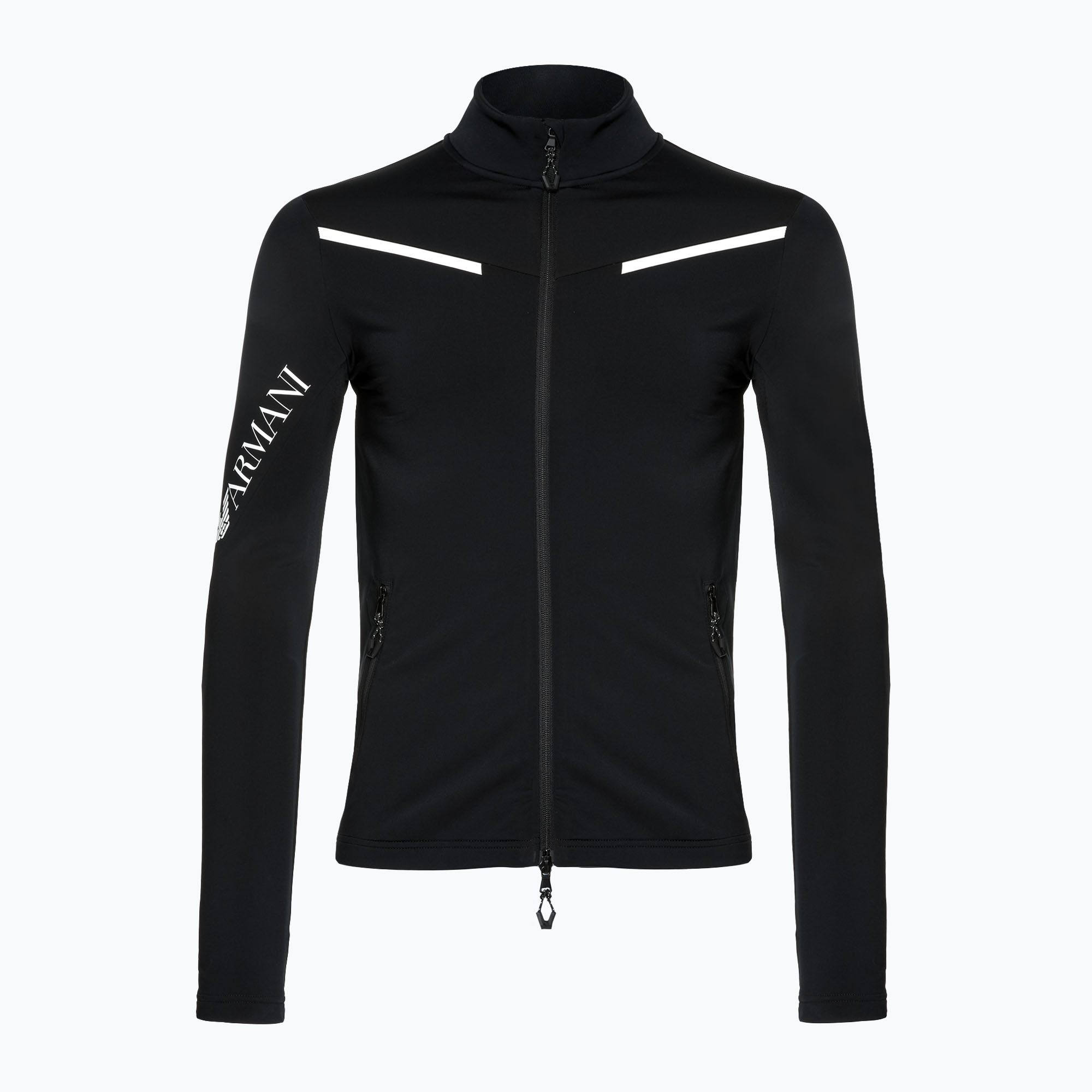 Bluză de schi pentru bărbați  EA7 Emporio Armani Ski Kitzbuhel Colorblock Powerstretch T-Top black (Ski Kitzbuhel Colorblock Powerstretch T-Top PJJFZ-6DPMC7-1200)