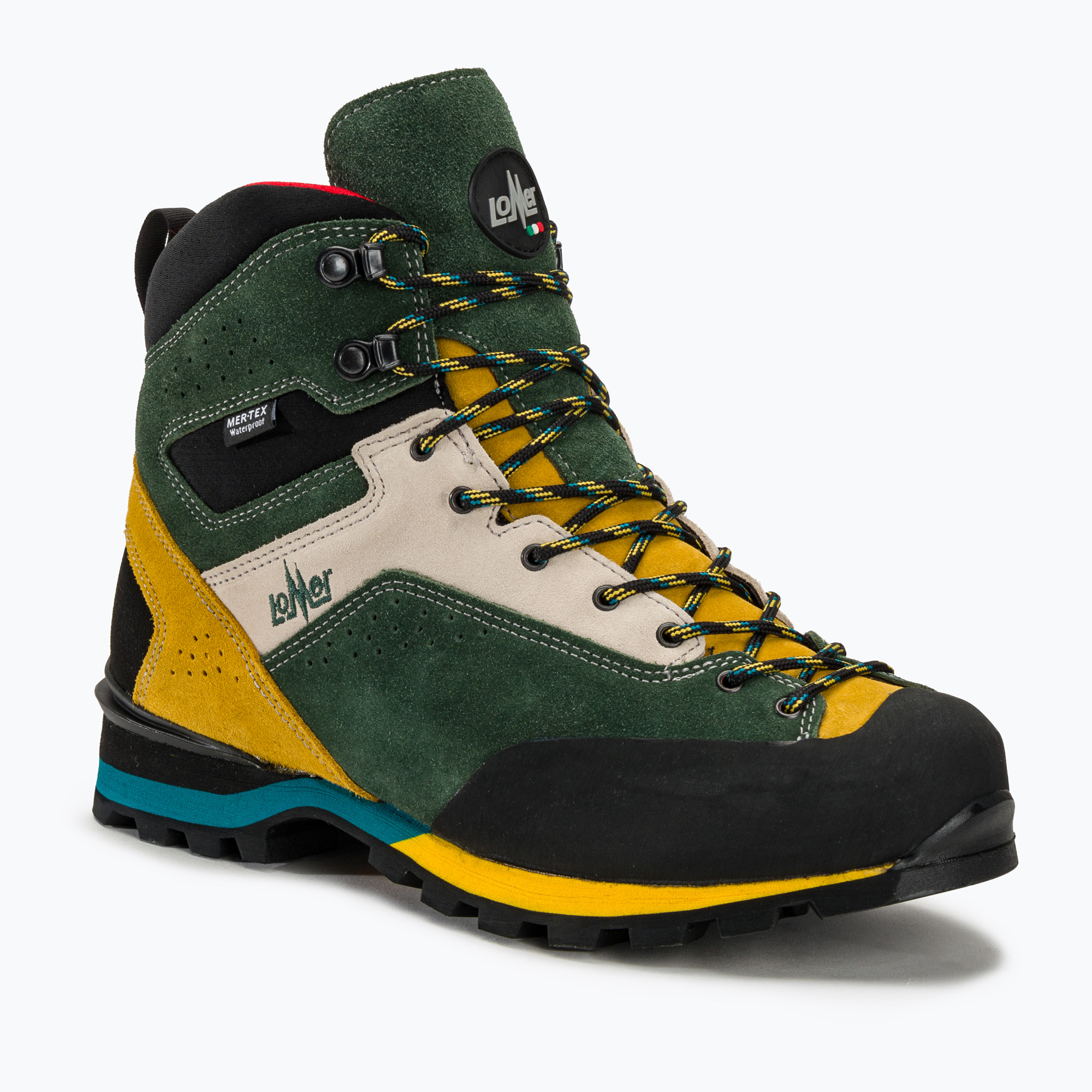Încălțăminte de trekking pentru bărbați Lomer Badia High Mtx pine/lamb (Badia High Mtx 30033/A/02)
