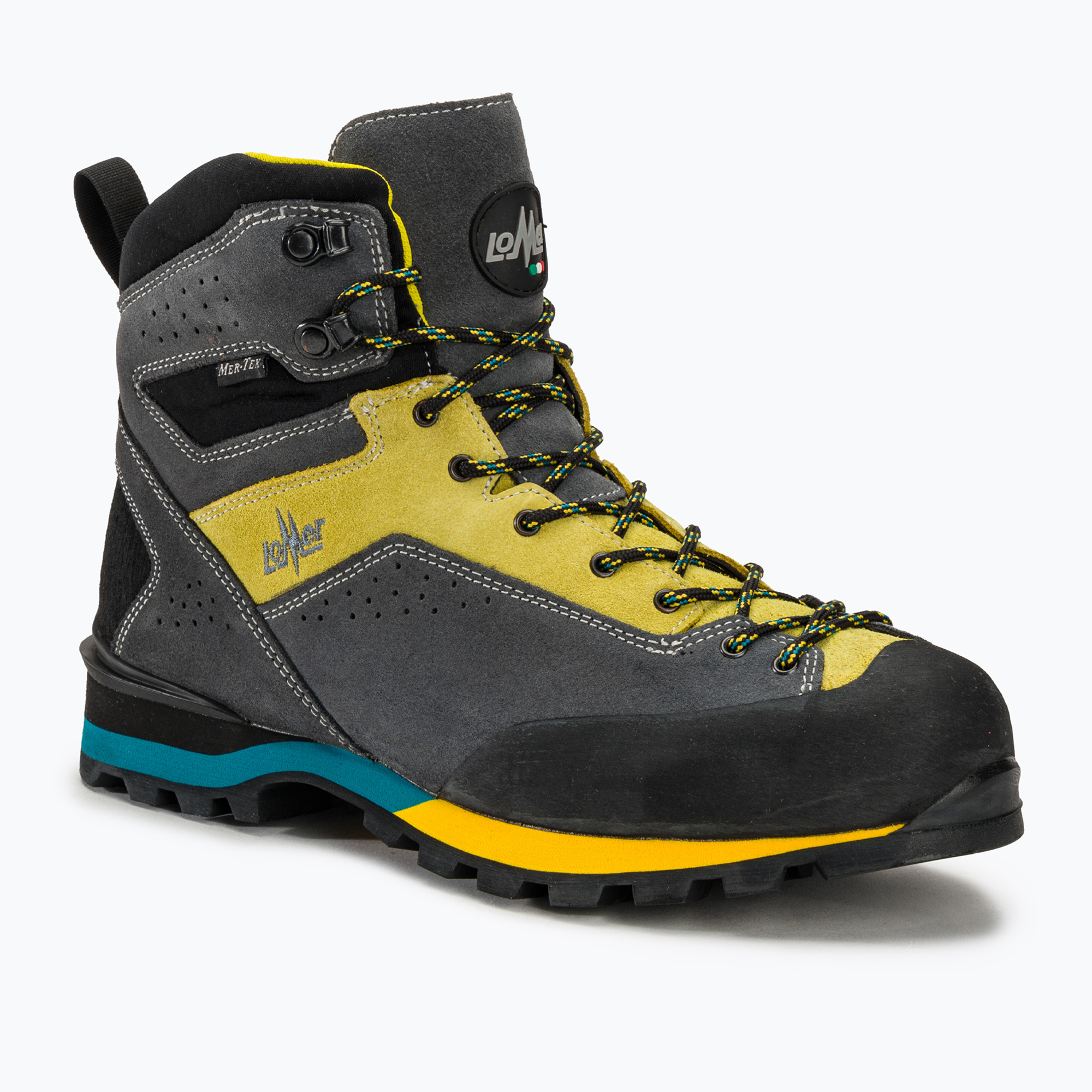 Încălțăminte de trekking pentru bărbați Lomer Badia High Mtx brain/celery (Badia High Mtx 30033/A/05)