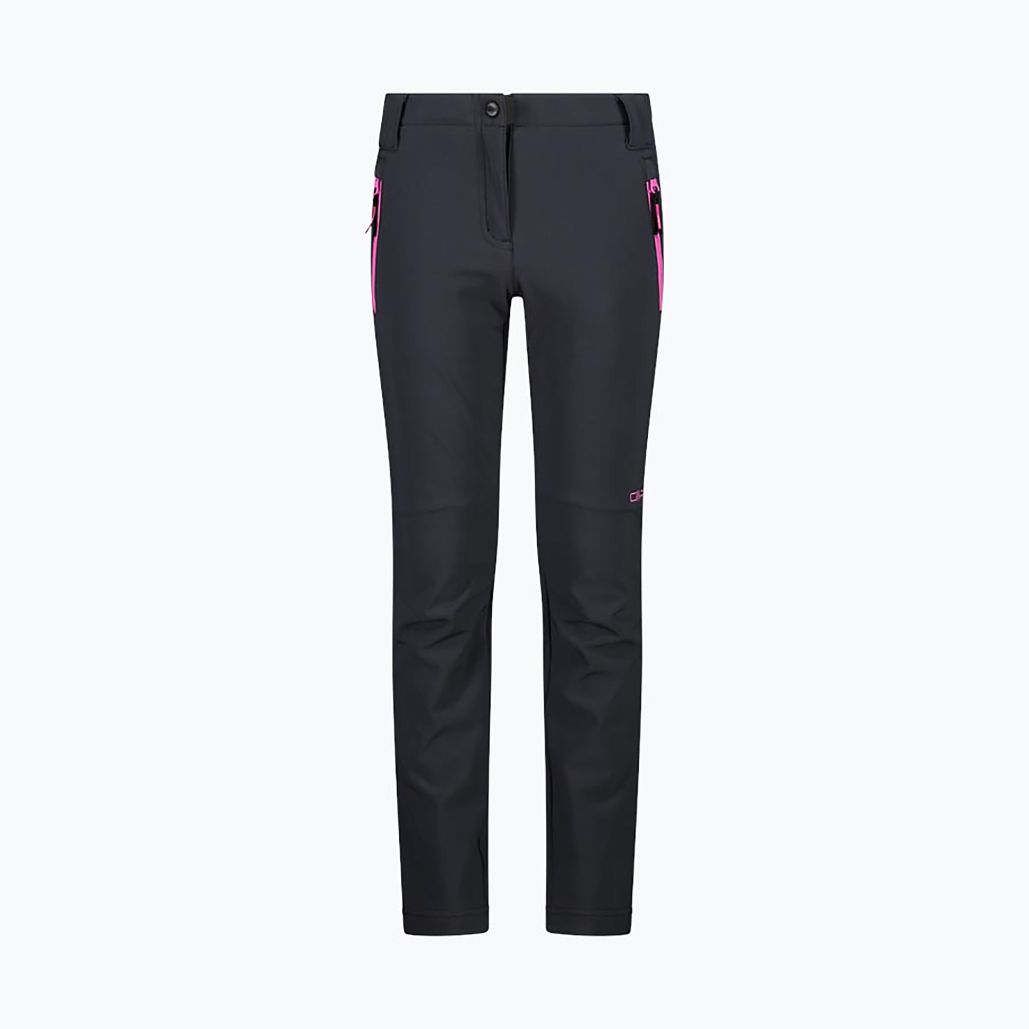 Pantaloni softshell pentru copii CMP G Long gri închis 30A1465/00UM (30A1465 G Long 30A1465/00UM)