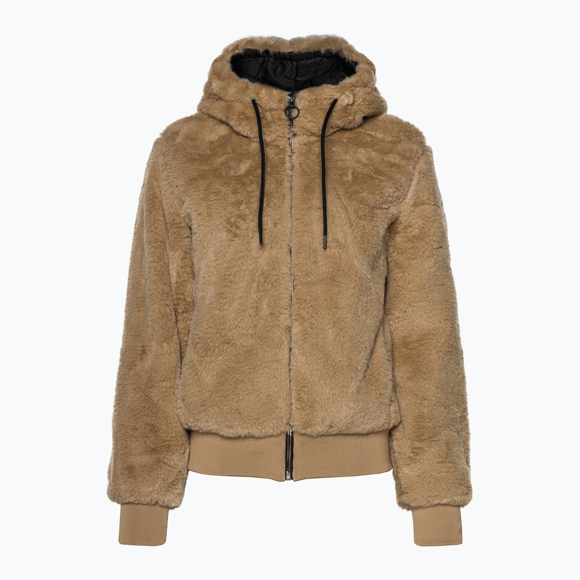 Jachetă de blană pentru femei CMP Fix Hood maro 32K0316/A435 (32K0316 Fix Hood 32K0316/A435)