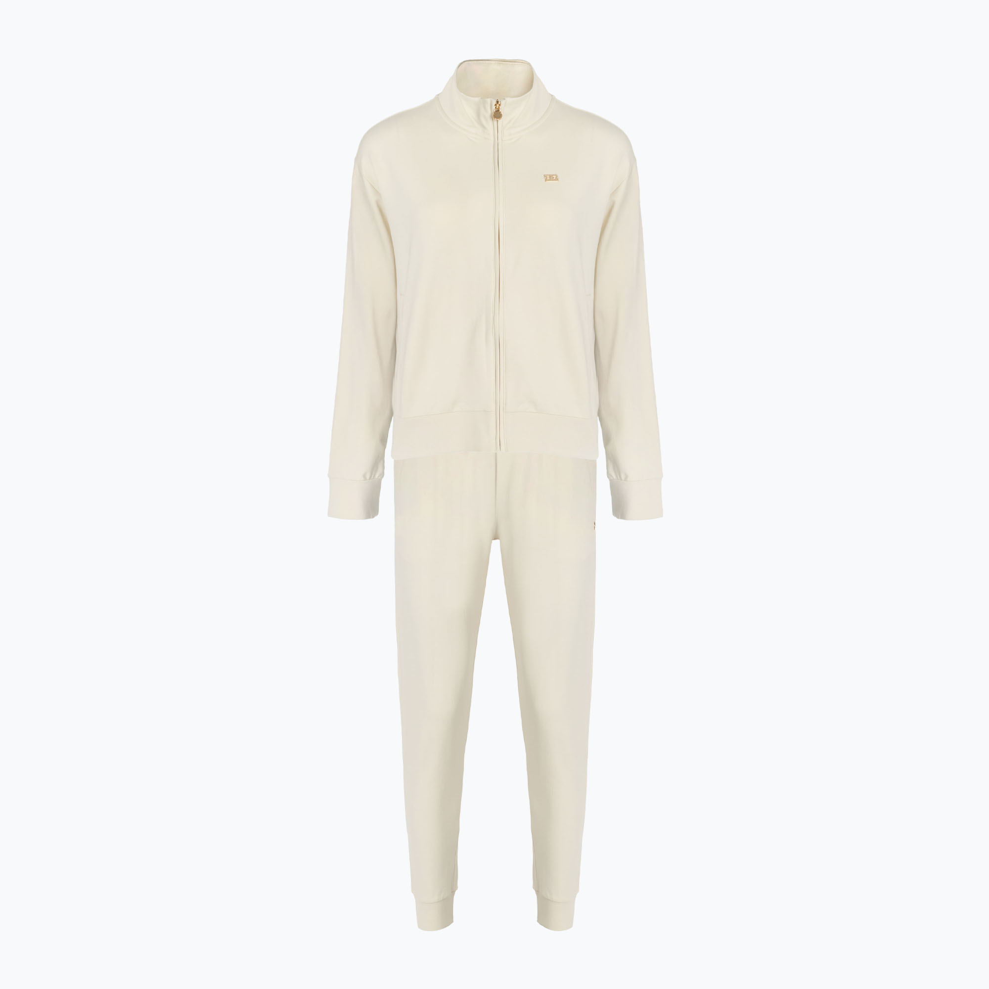 Trening pentru femei EA7 Emporio Armani Train Core Lady Tracksuit FZ silver birch (Train Core Lady Tracksuit FZ 7W000085-AF13135-U1112)
